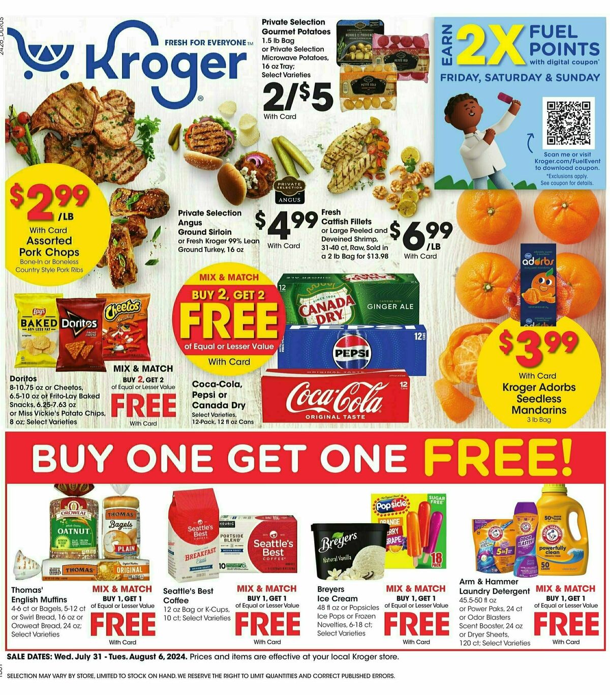 Kroger sales ad August 1 (1)