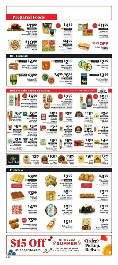 SHOPRITE SUPERMARKET CIRCULAR July 5 – ShopRite flyer 2 1