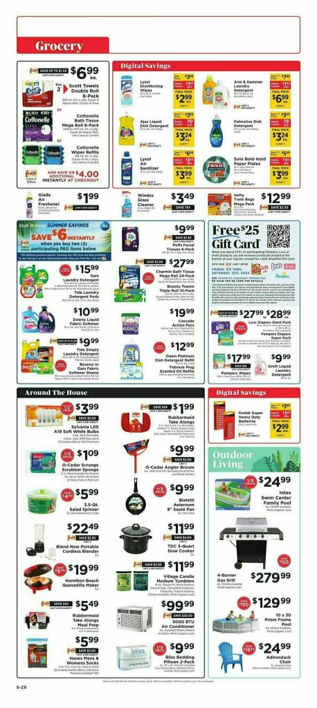 SHOPRITE SUPERMARKET CIRCULAR July 5 – ShopRite flyer 8 1