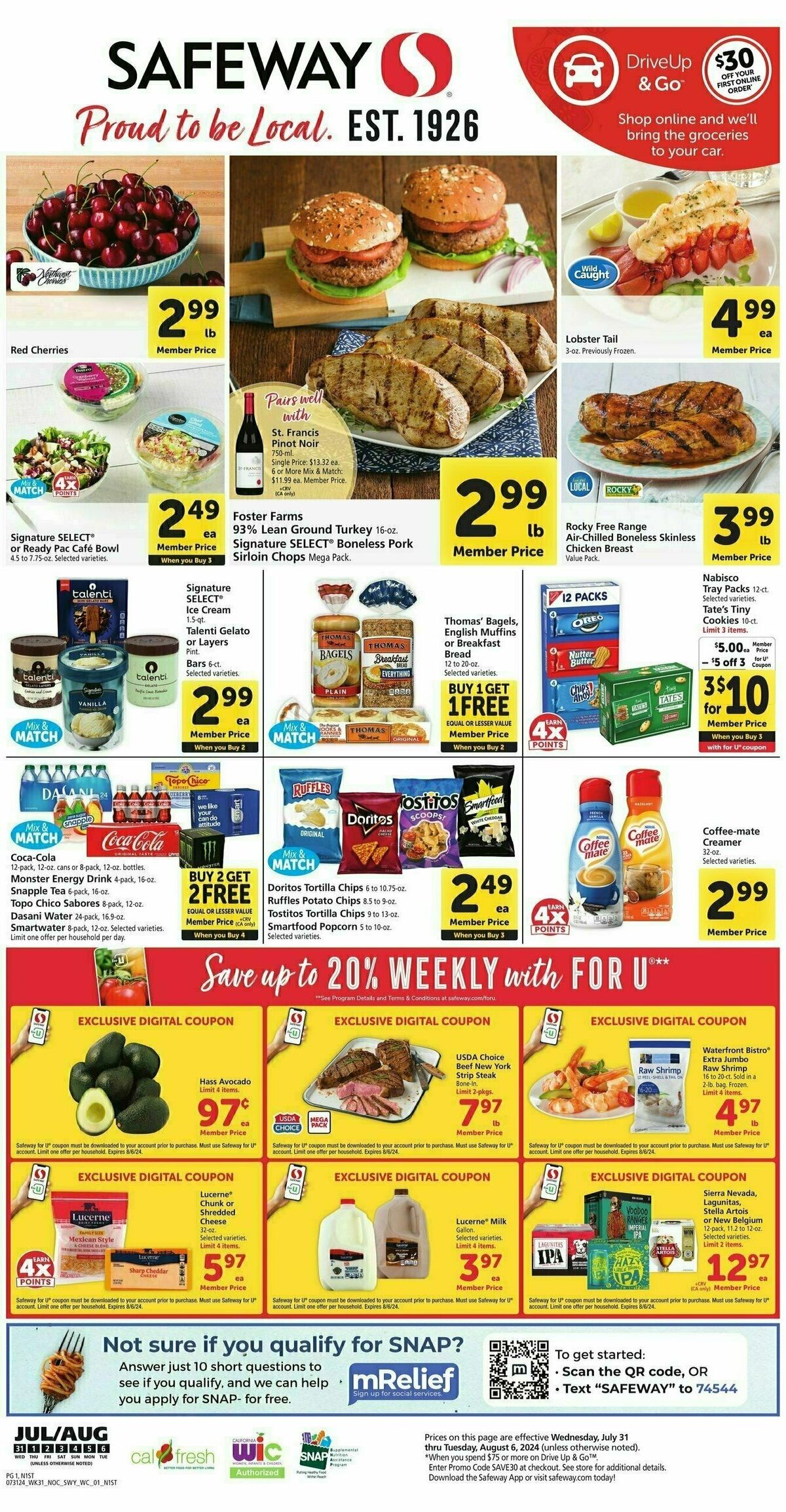 Safeway Sales Ad 1 August (1)