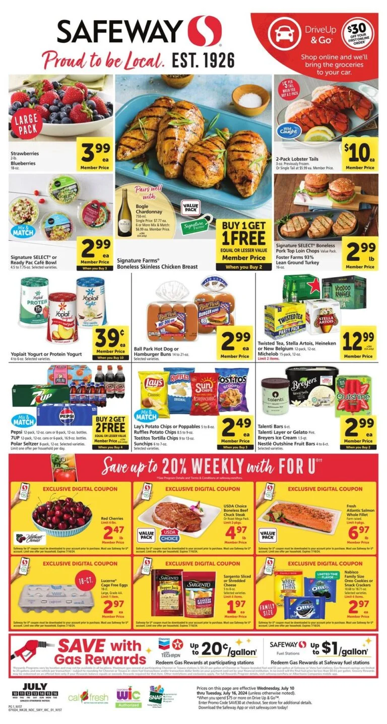 Safeway Sales Ad July 10 – Safeway Weekly Ad (1)