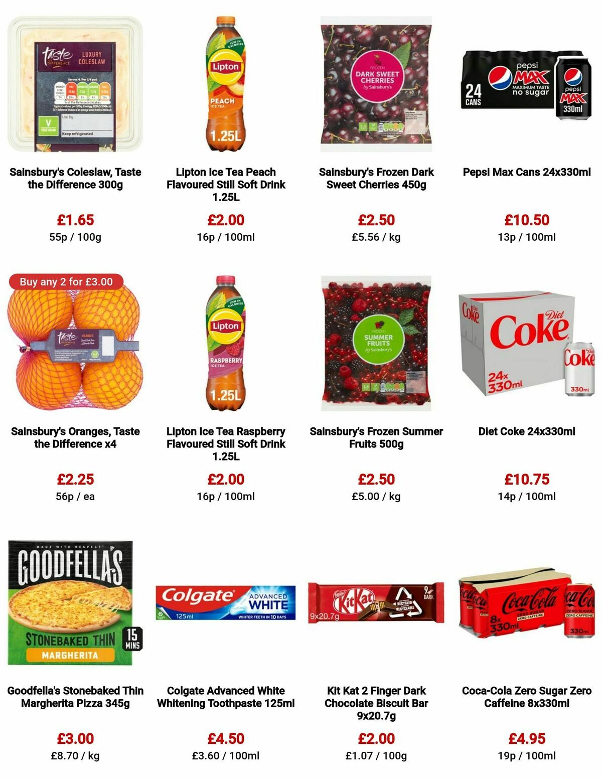 Sainsbury’s deals 25 August – Sainsbury’s offers (2)