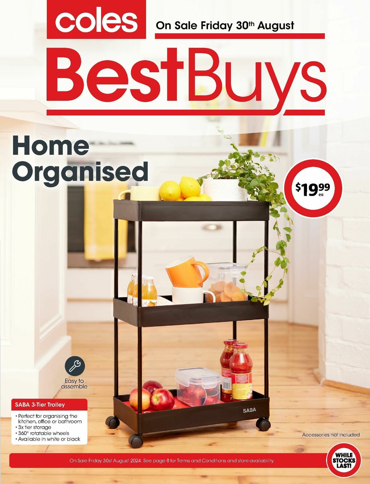 Coles Australia catalogue 30 August Best Buys Home Organised (1)