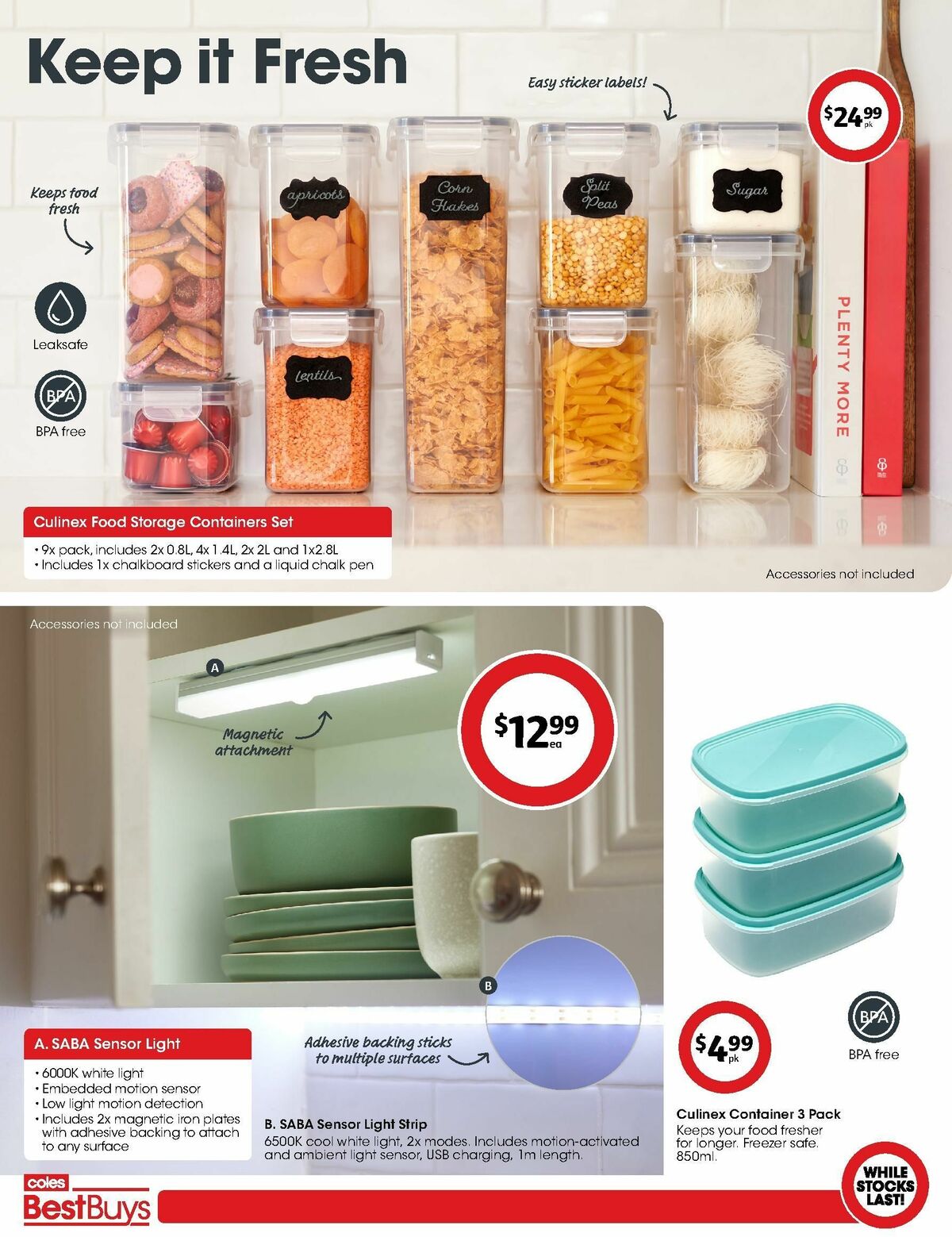 Coles Australia catalogue 30 August Best Buys Home Organised (2)