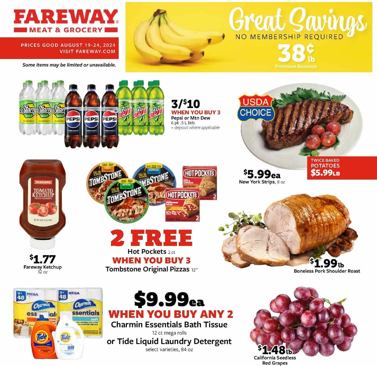 FAREWAY GROCERY AD August 19 (1)