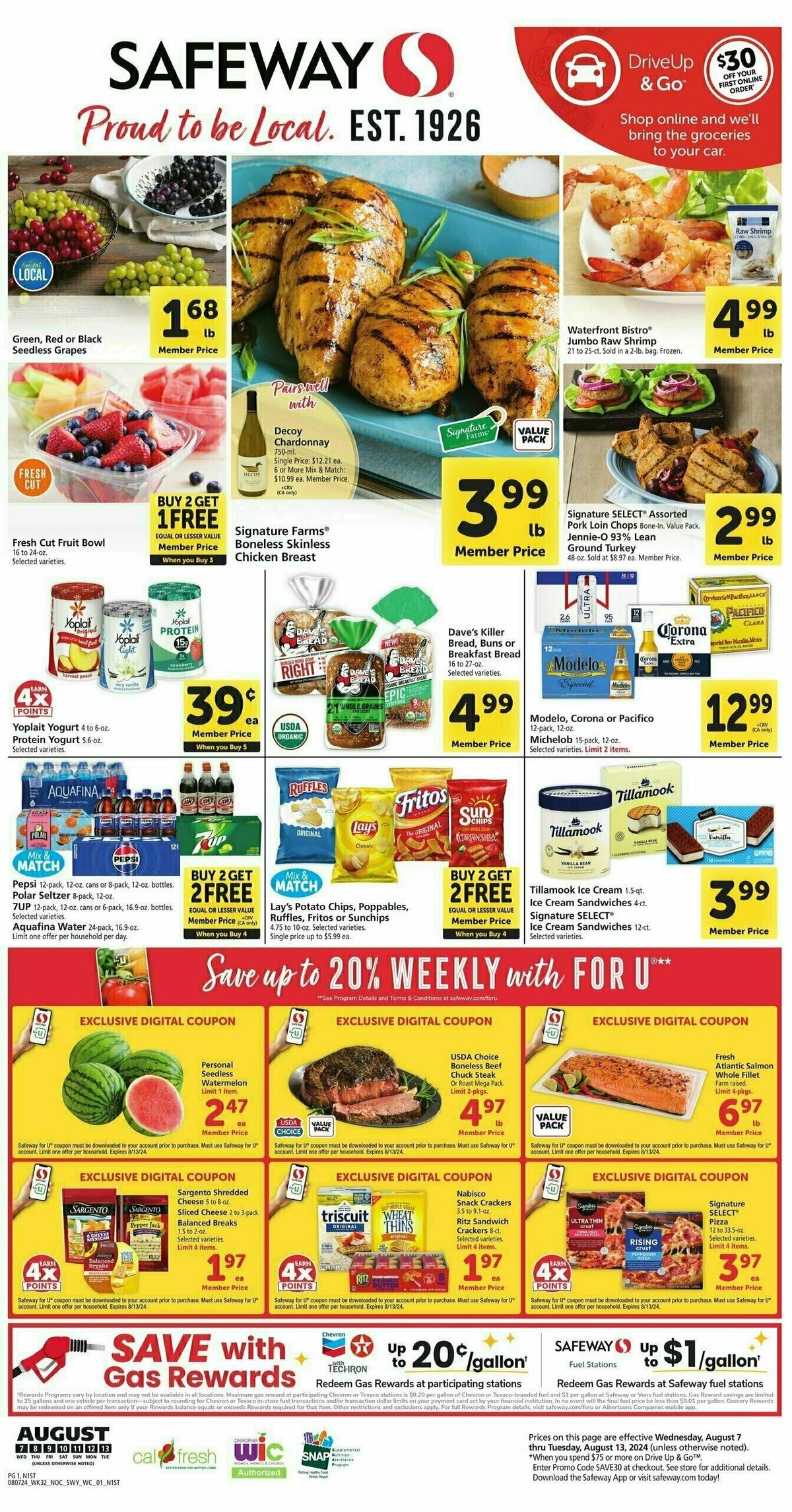 Safeway Sales Ad August (1)