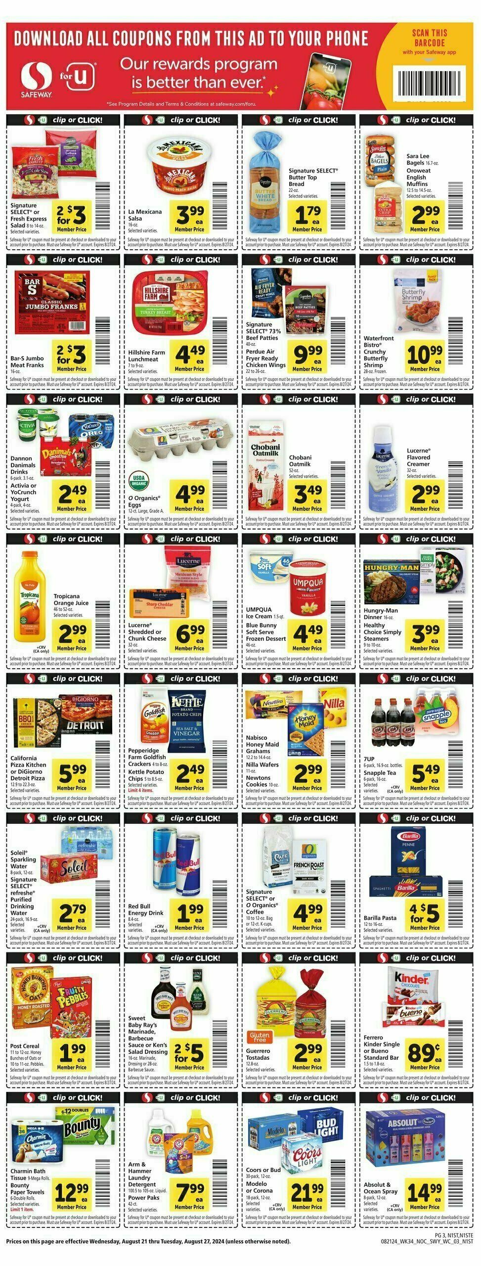 Safeway Sales Ad August 21 (3)