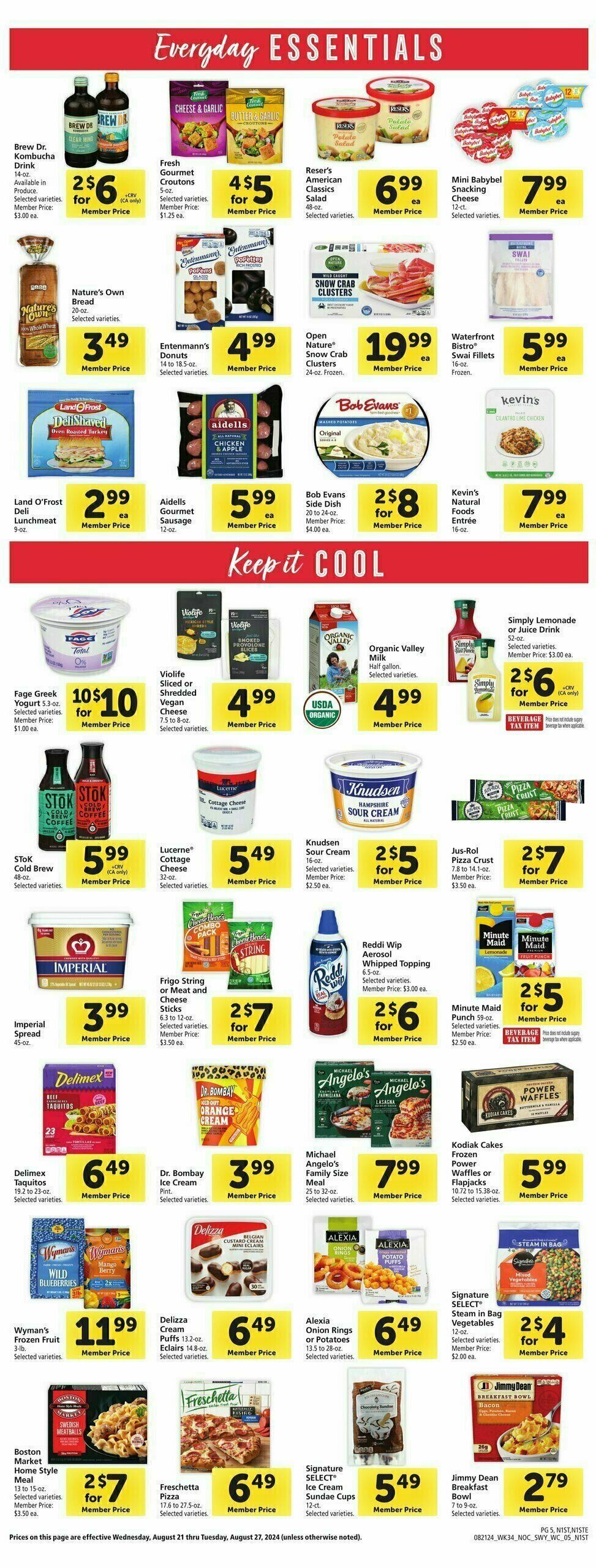 Safeway Sales Ad August 21 (5)