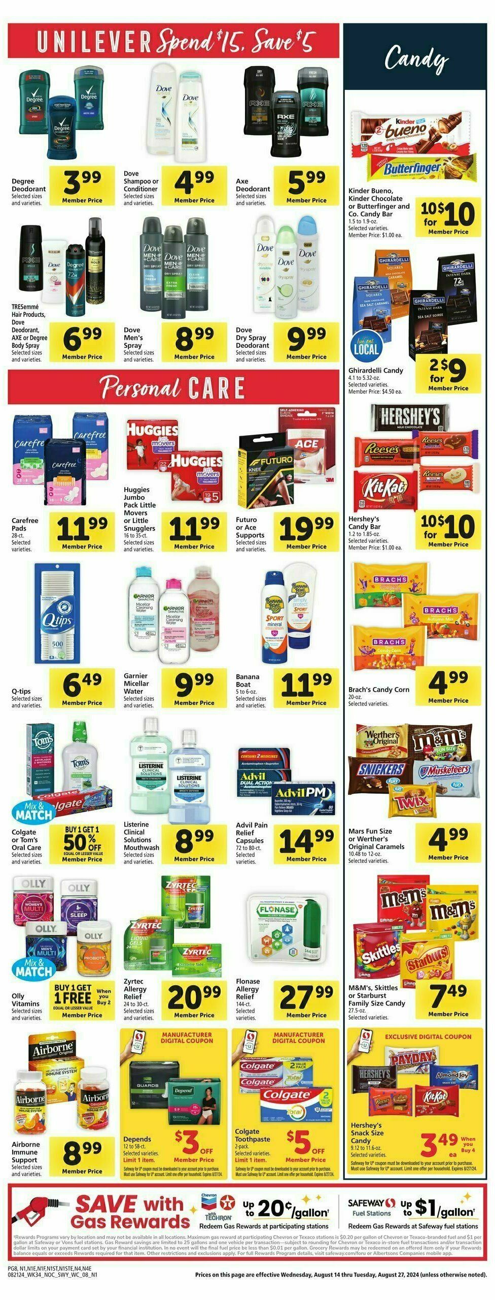 Safeway Sales Ad August 21 (8)