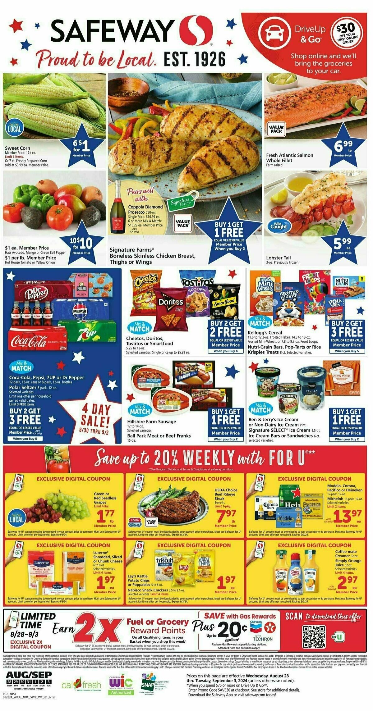 Safeway Sales Ad August 28 (1)