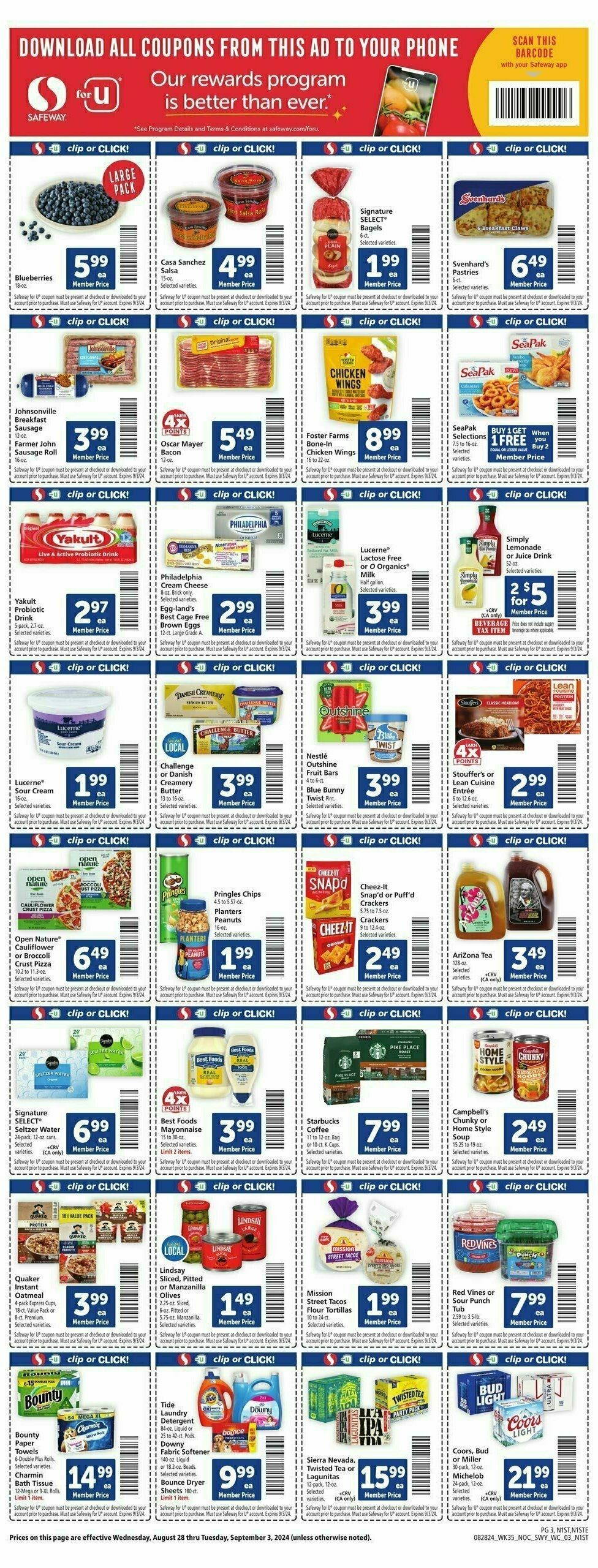 Safeway Sales Ad August 28 (3)