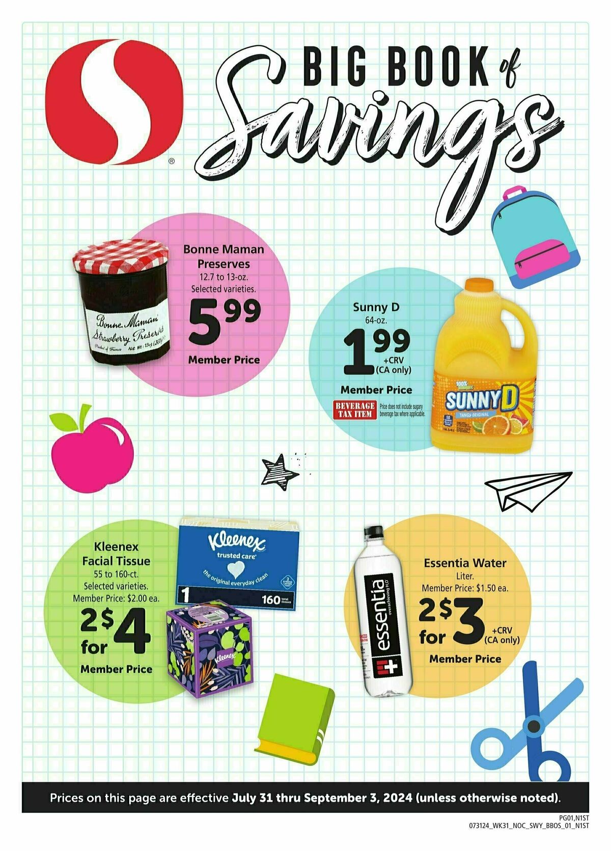 Safeway Sales Ad July 31 September 3 Big Book of Savings (1)