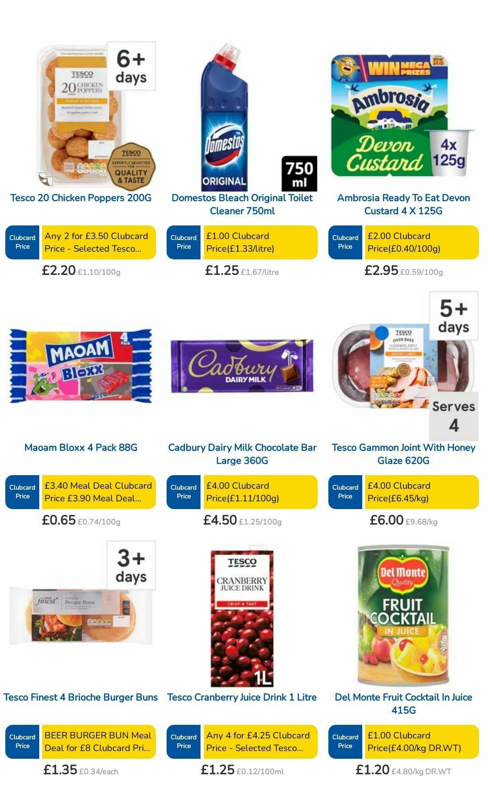 Tesco special offers this week August (21)