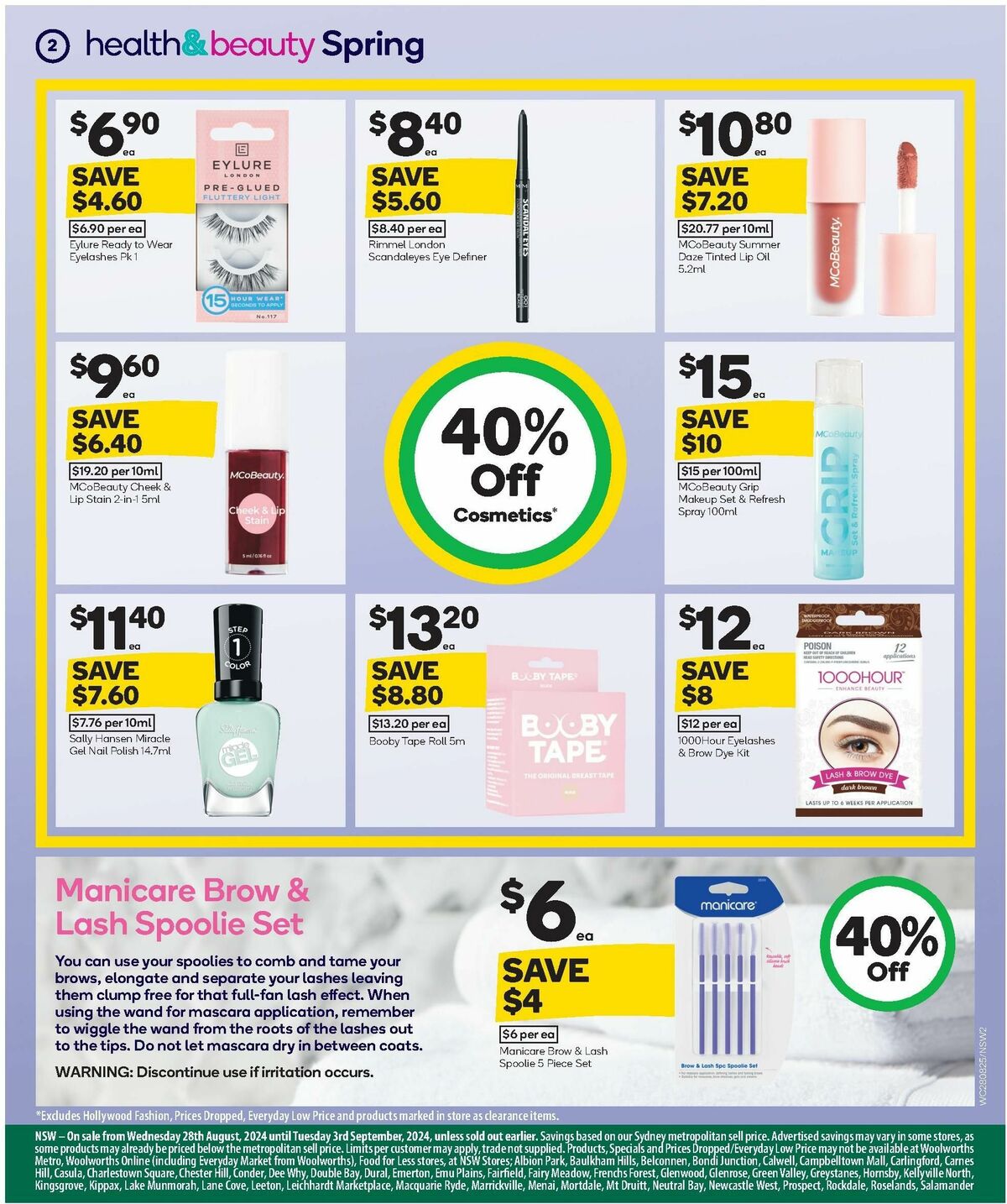 Woolworths catalogue this week 28 August Spring Health & Beauty (3)