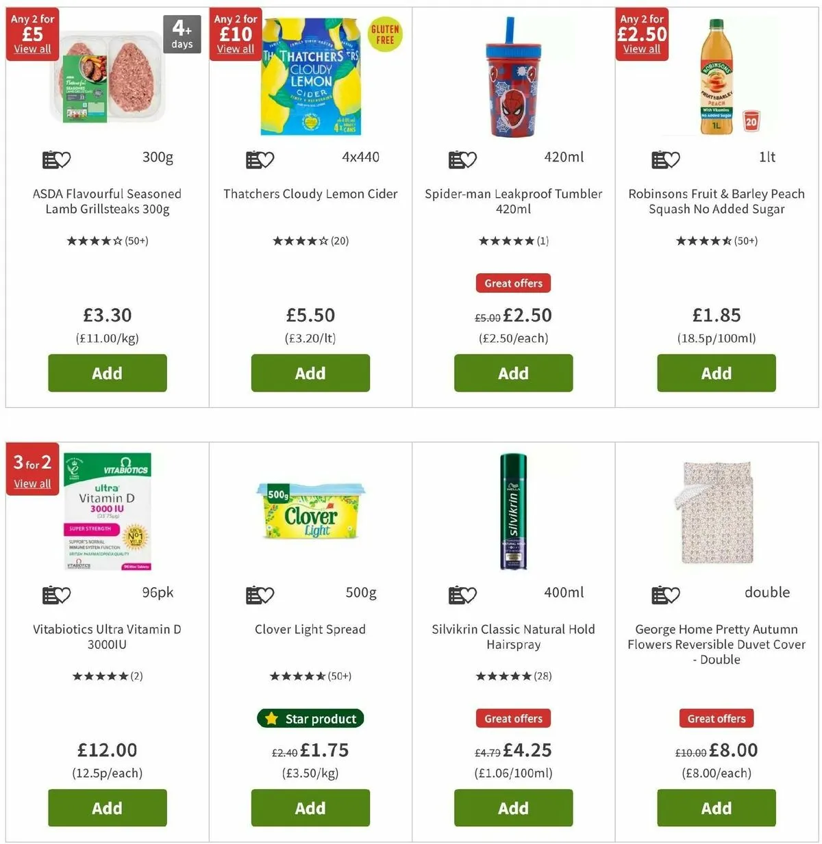 Asda offers this week 6 September Asda deals this week (23)