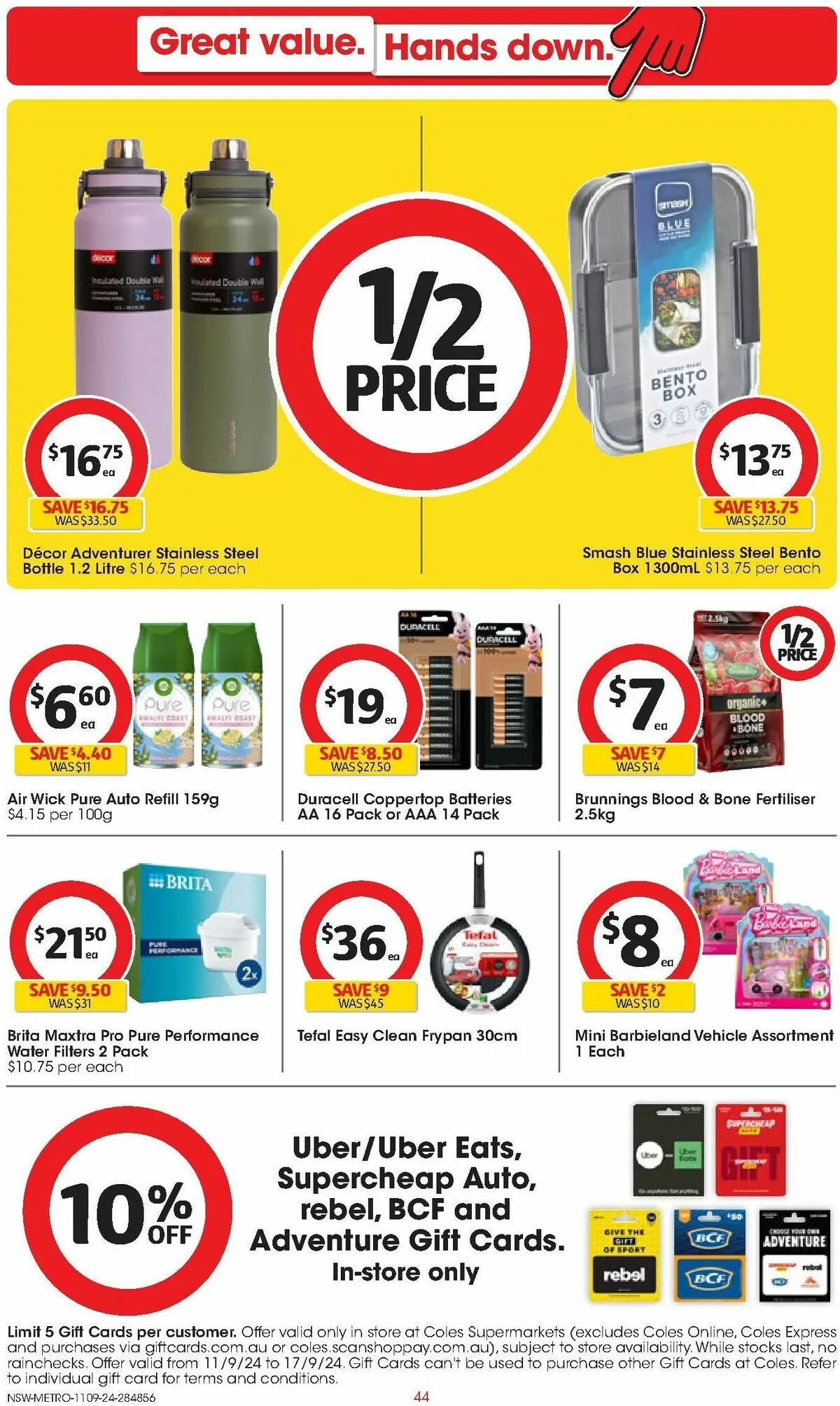 Coles Australia catalogue 11 September Special at Coles this week (44)