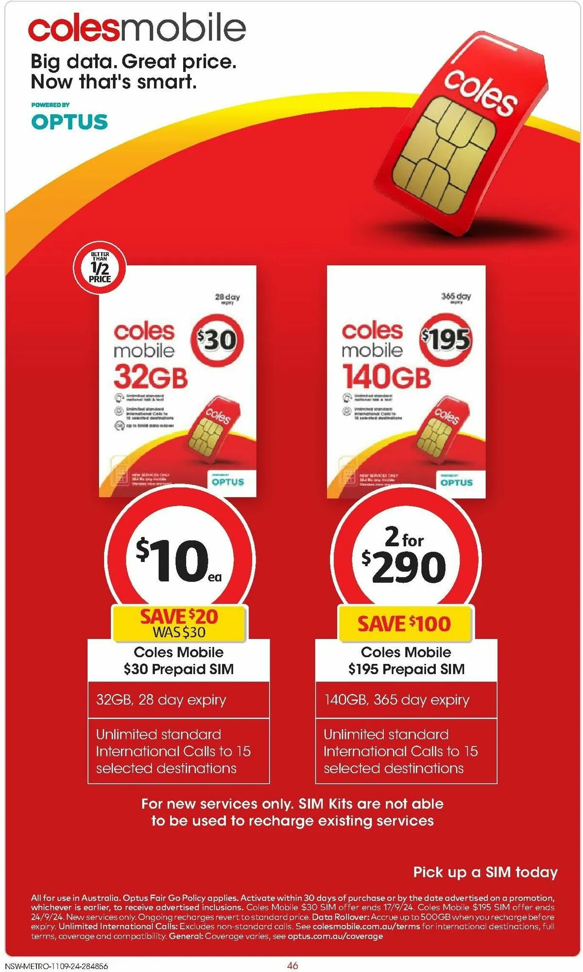 Coles Australia catalogue 11 September Special at Coles this week (46)