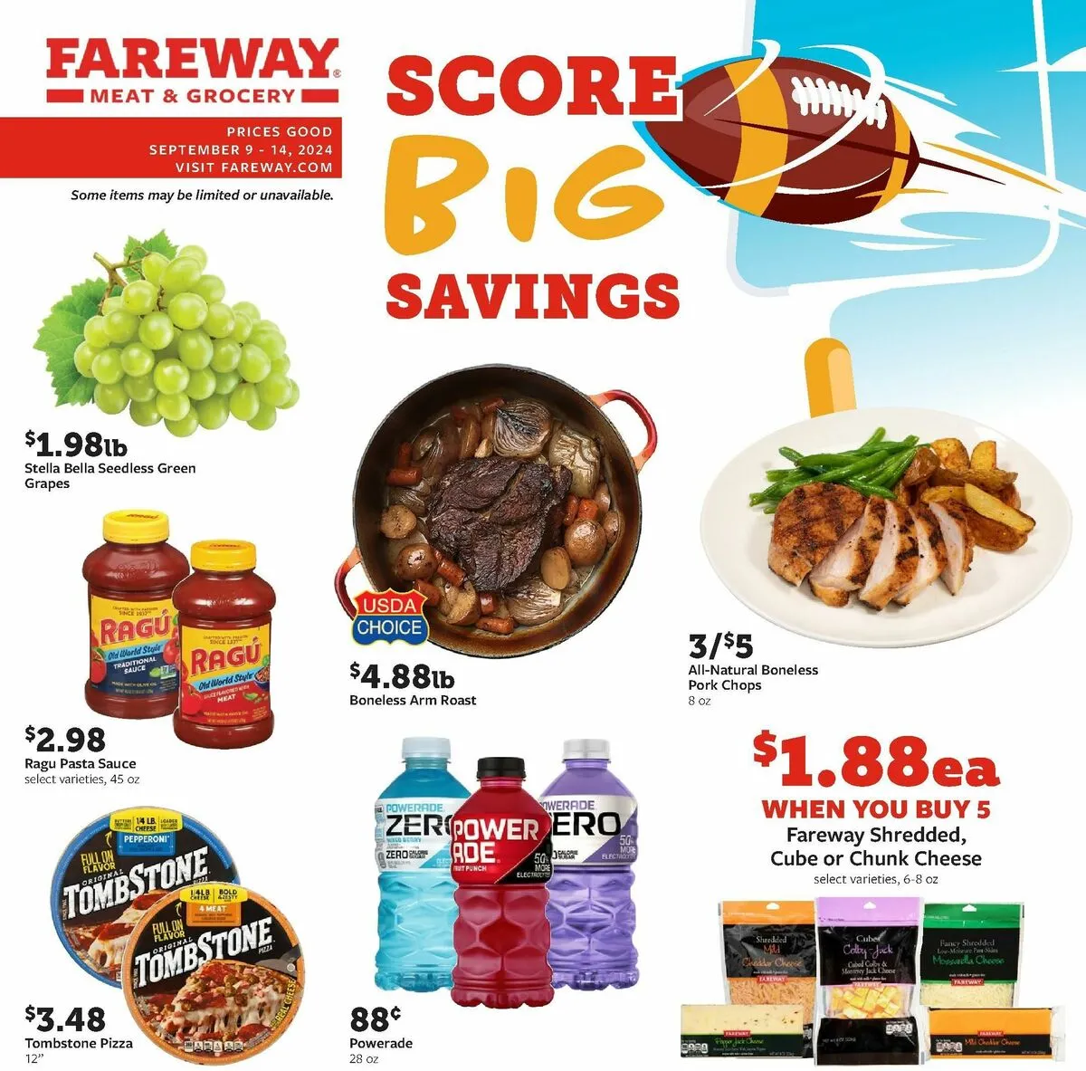 Fareway Grocery Ad September 9 – Fareway weekly flyer (1)