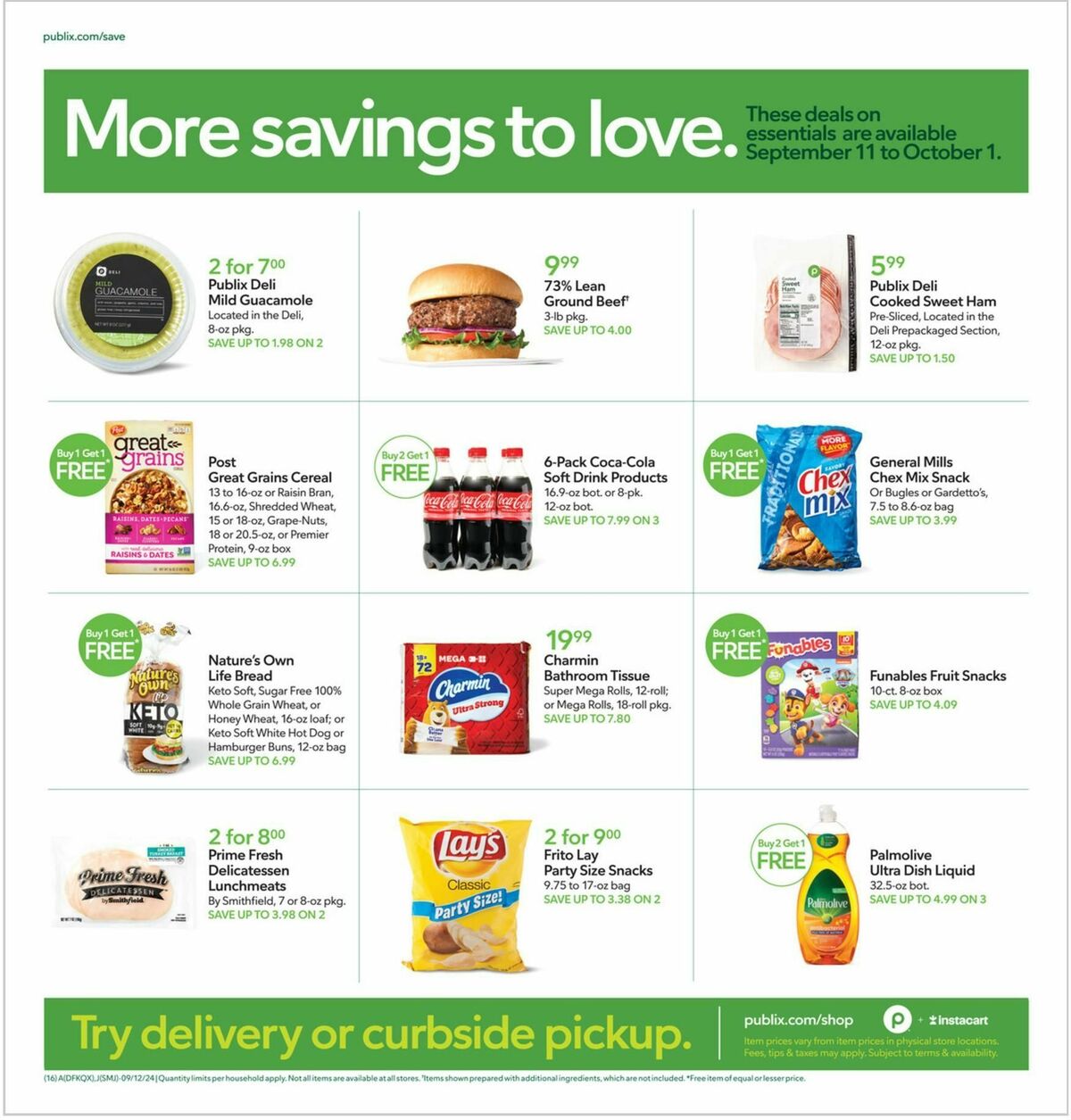 Publix sale ad September 11– Publix weekly ad next week (16)