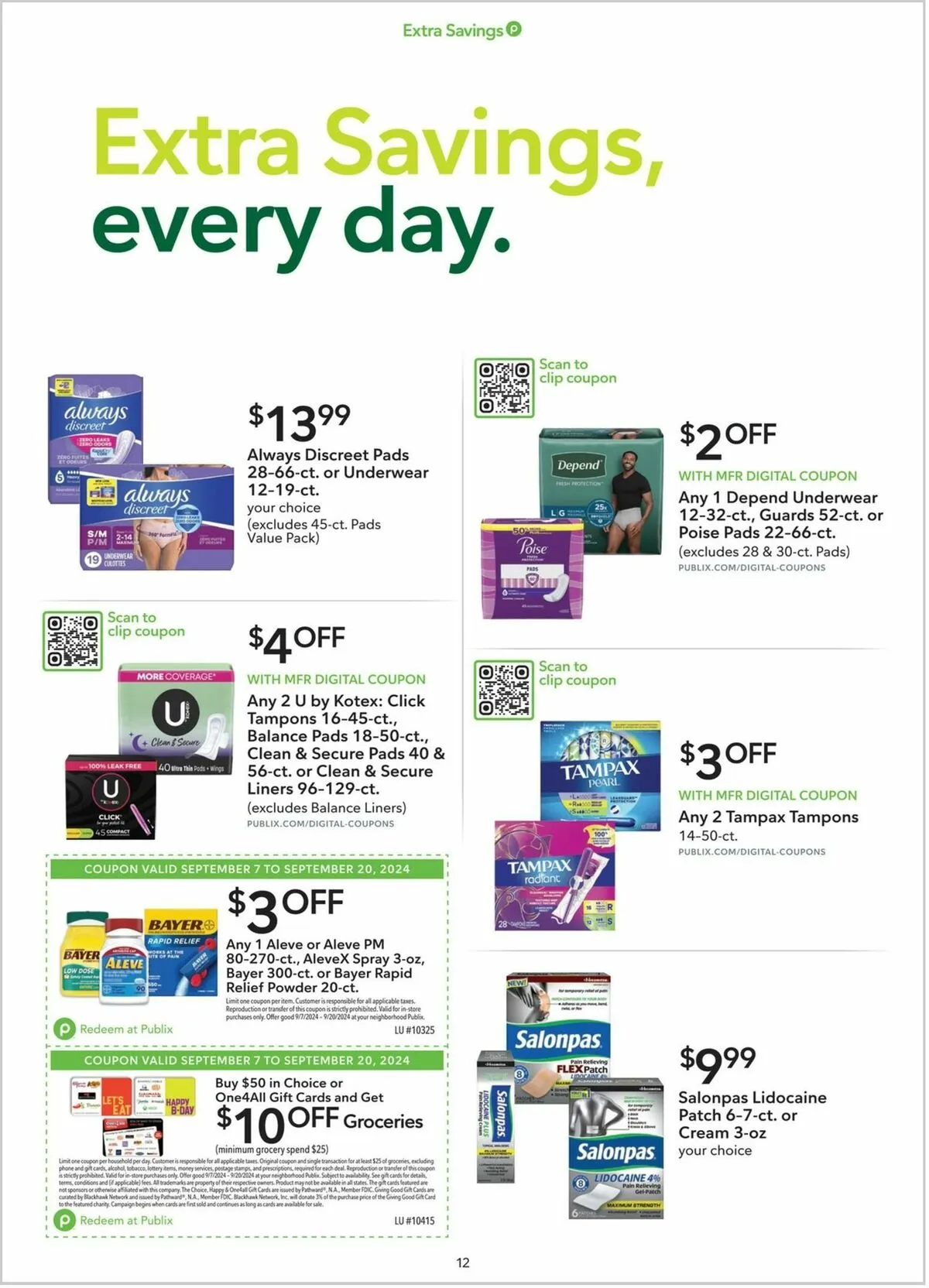 Publix sale ad September 4 Extra Savings – Publix weekly ad next week (12)