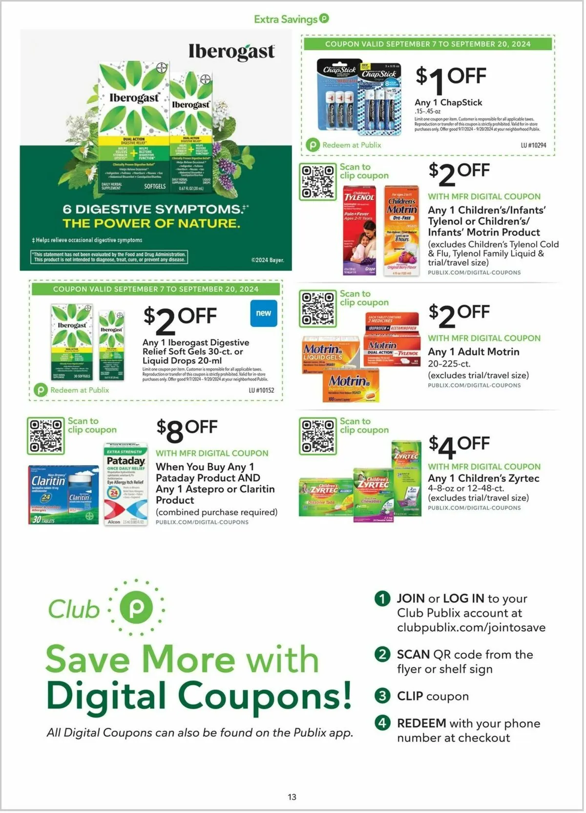 Publix sale ad September 4 Extra Savings – Publix weekly ad next week (13)