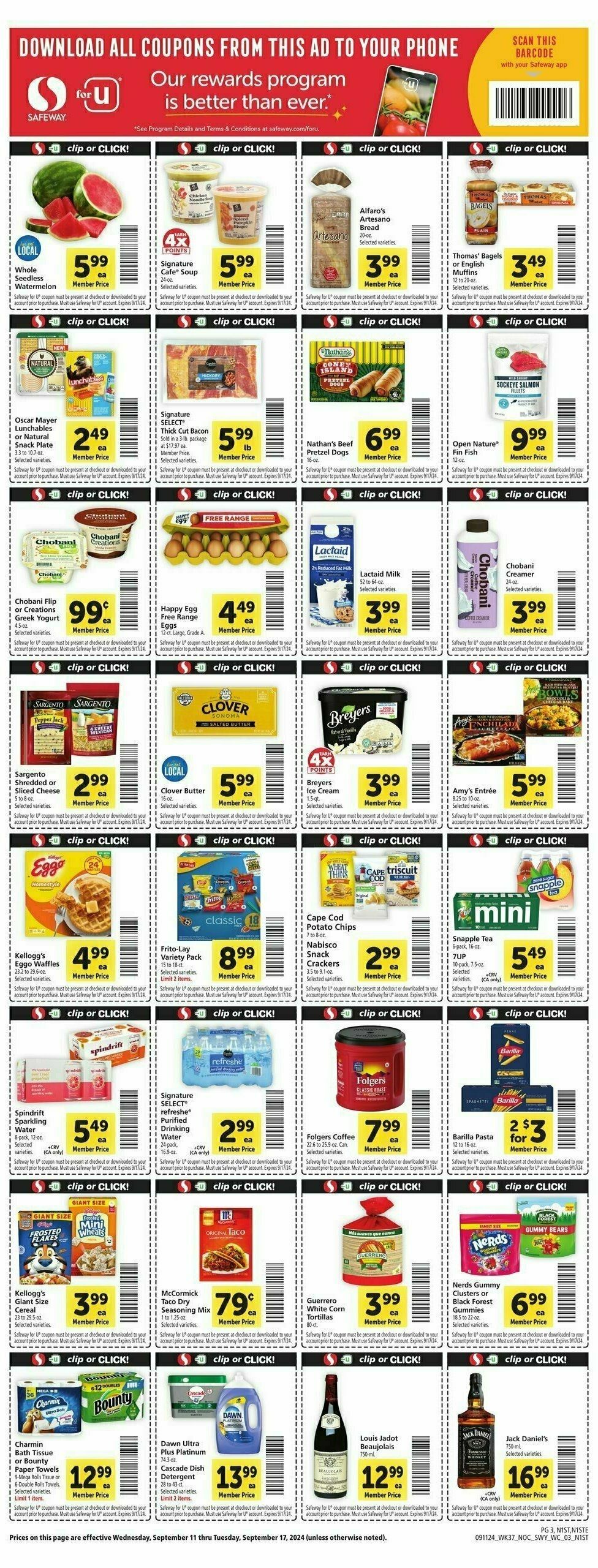 Safeway Sales Ad September 11 (3)