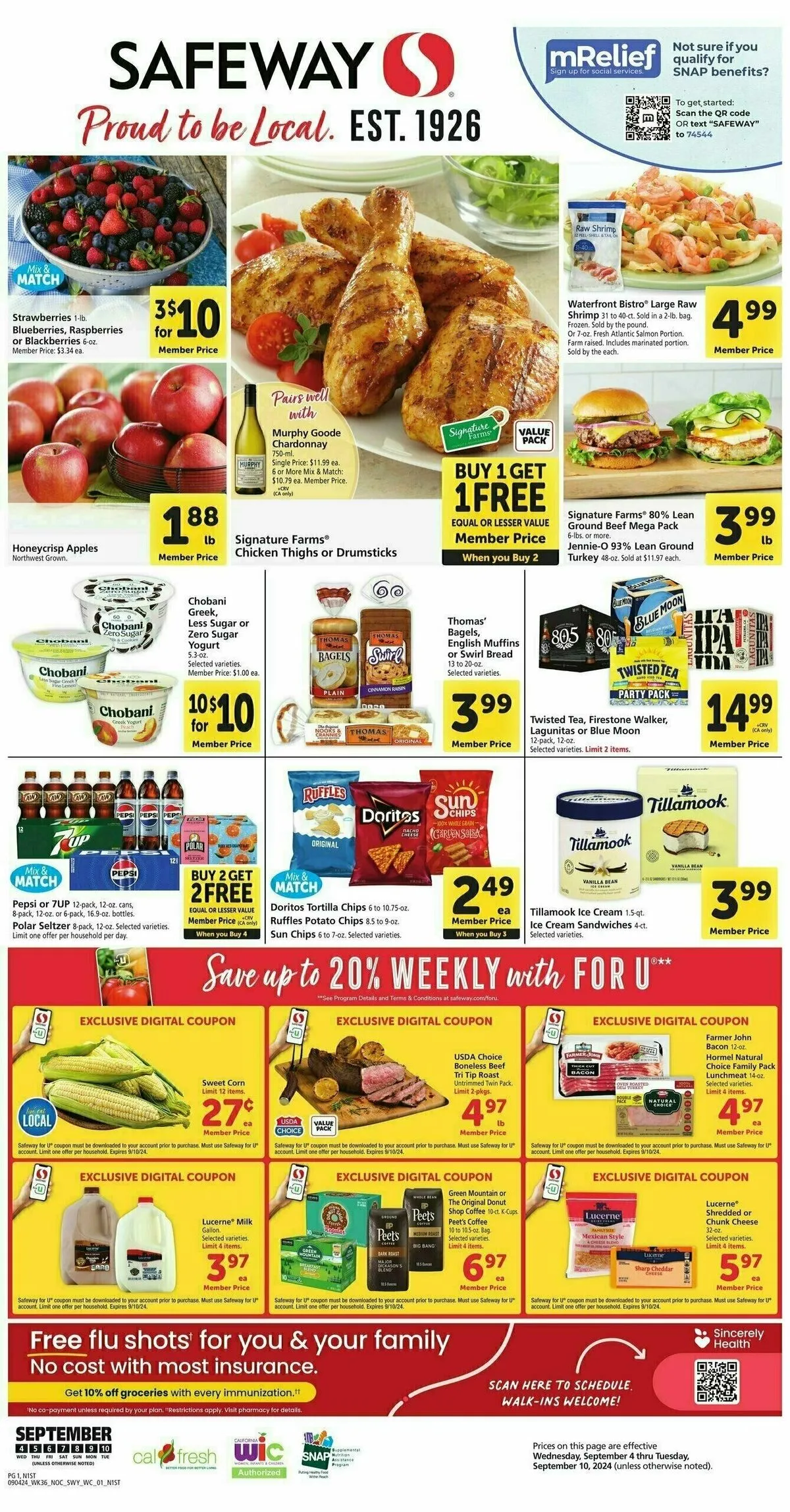 Safeway Sales Ad September 4 (1)