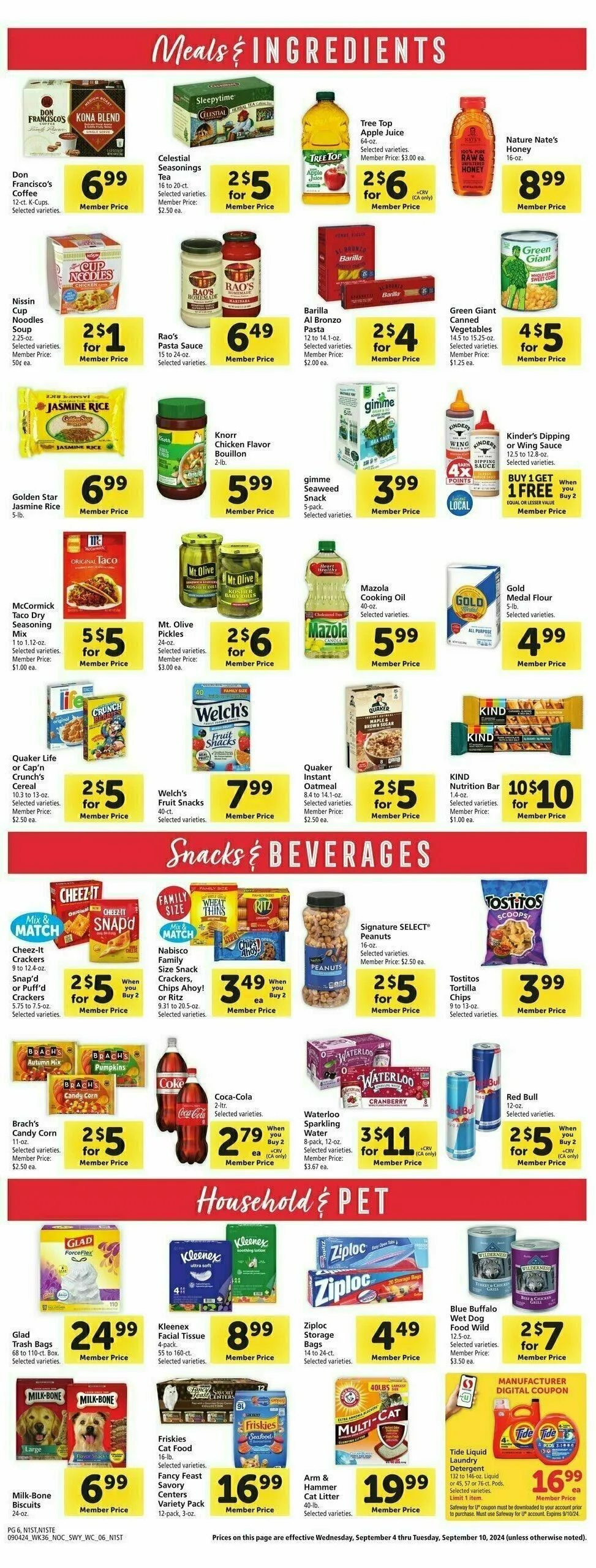 Safeway Sales Ad September 4 (6)