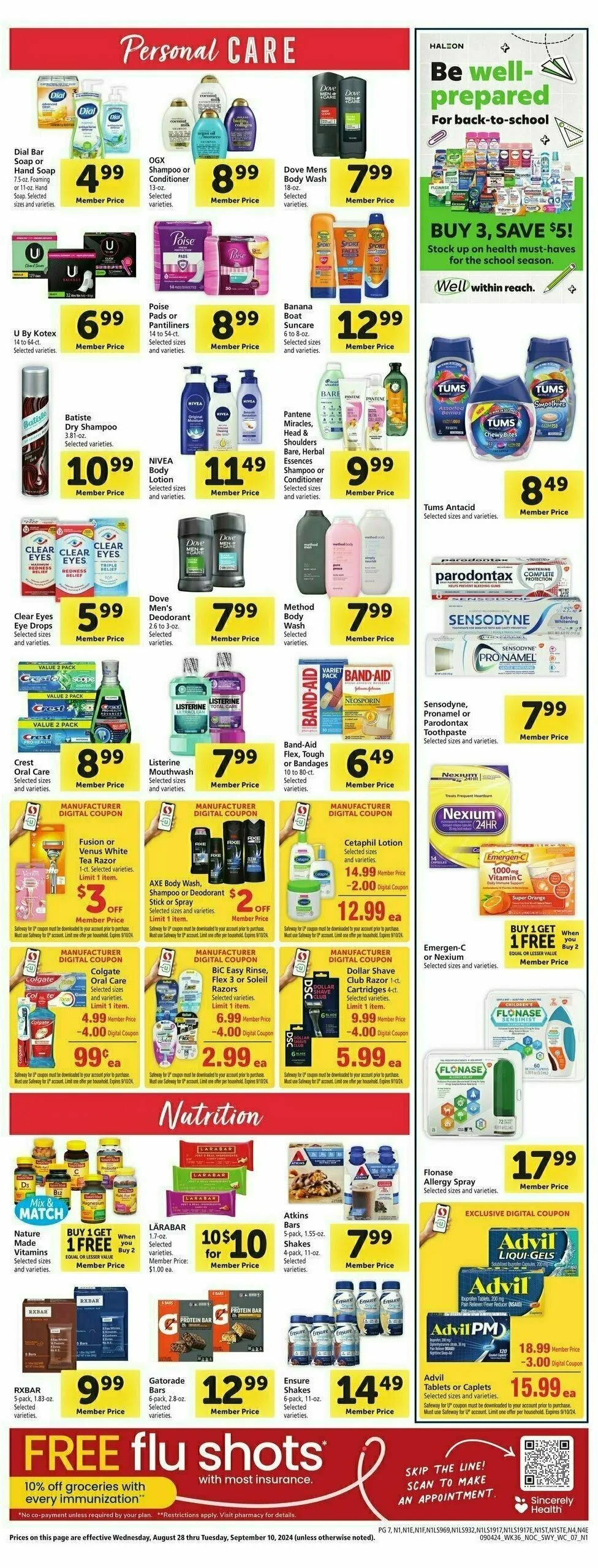 Safeway Sales Ad September 4 (7)