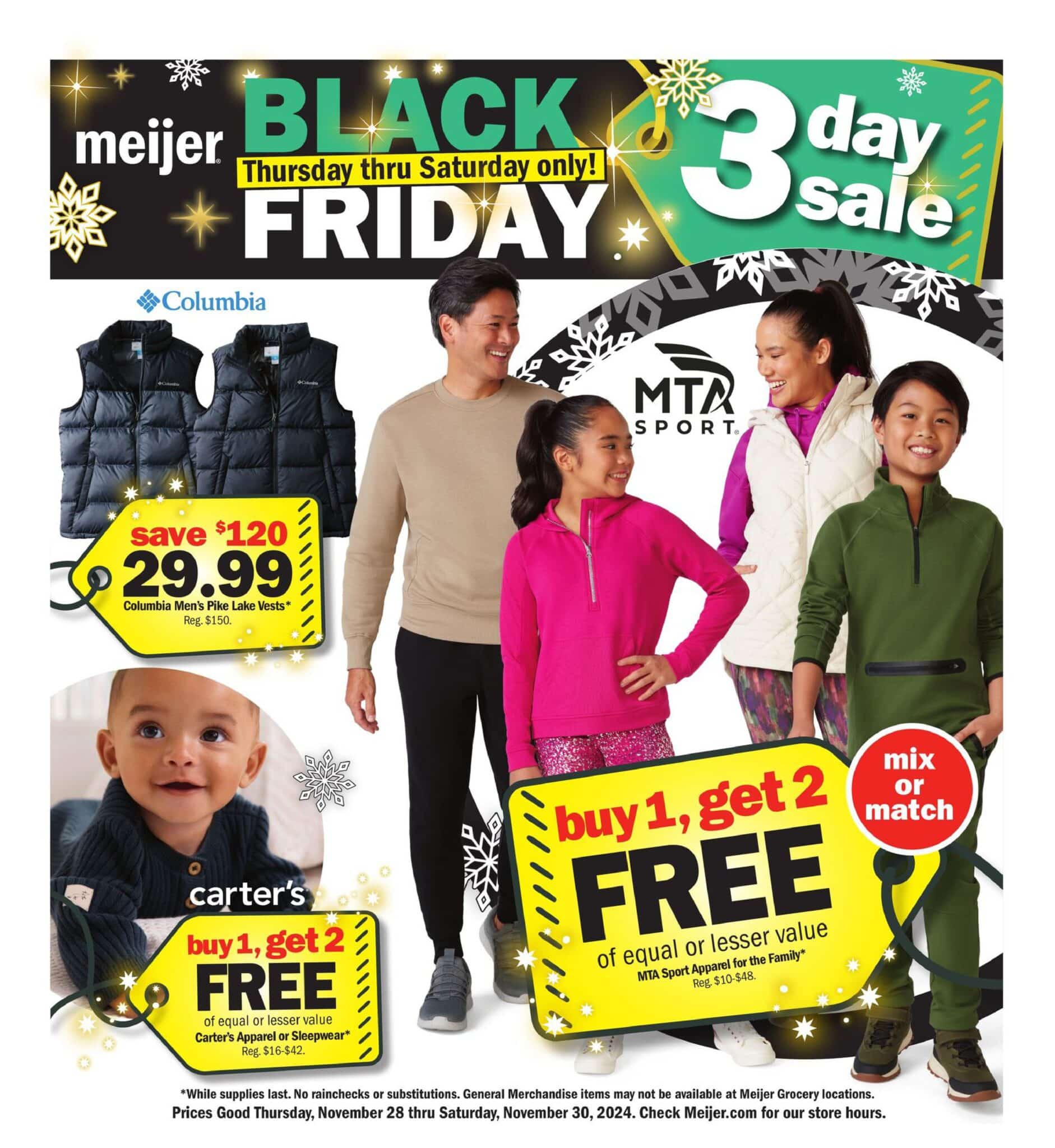 Meijer Black Friday Sale Ad 2024