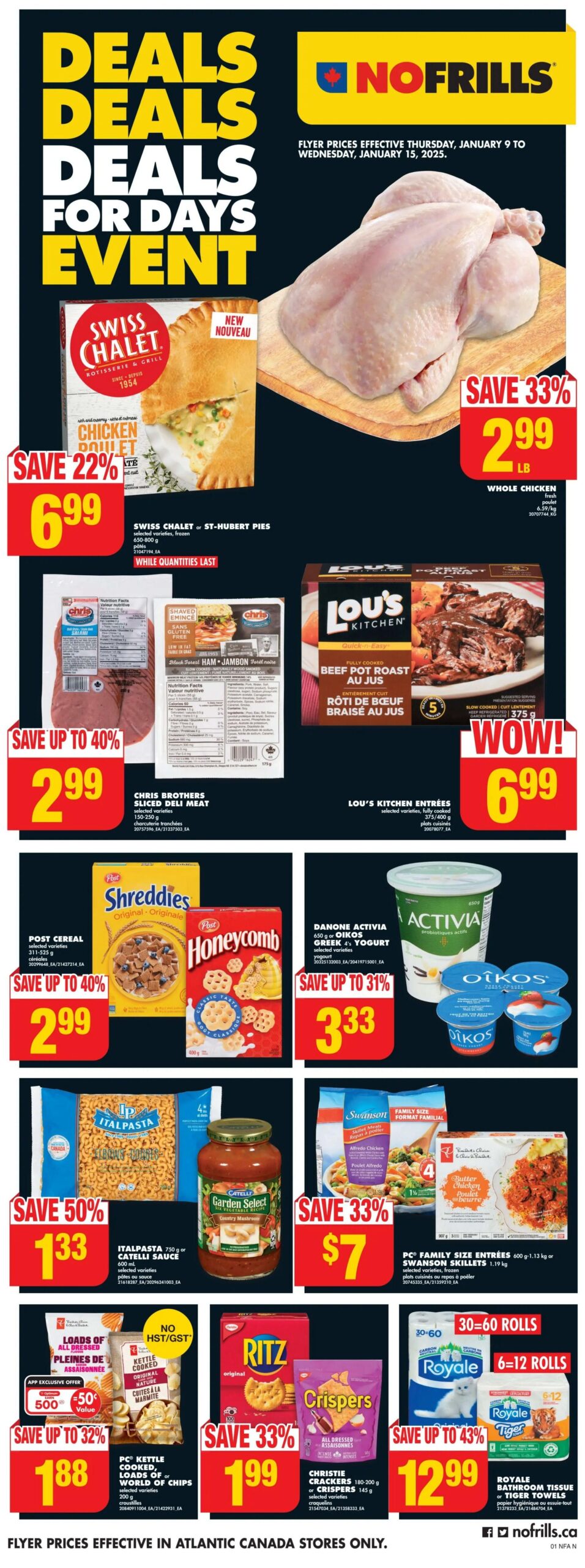 No Frills (Atlantic) Flyer January 9 – January 15, 2025