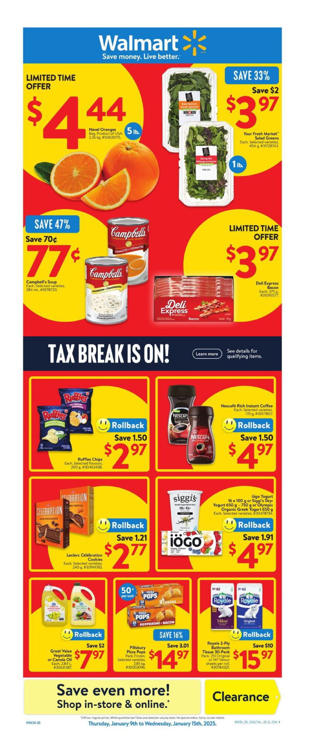 Walmart Flyer Sale (ON) January 9 – January 15, 2025