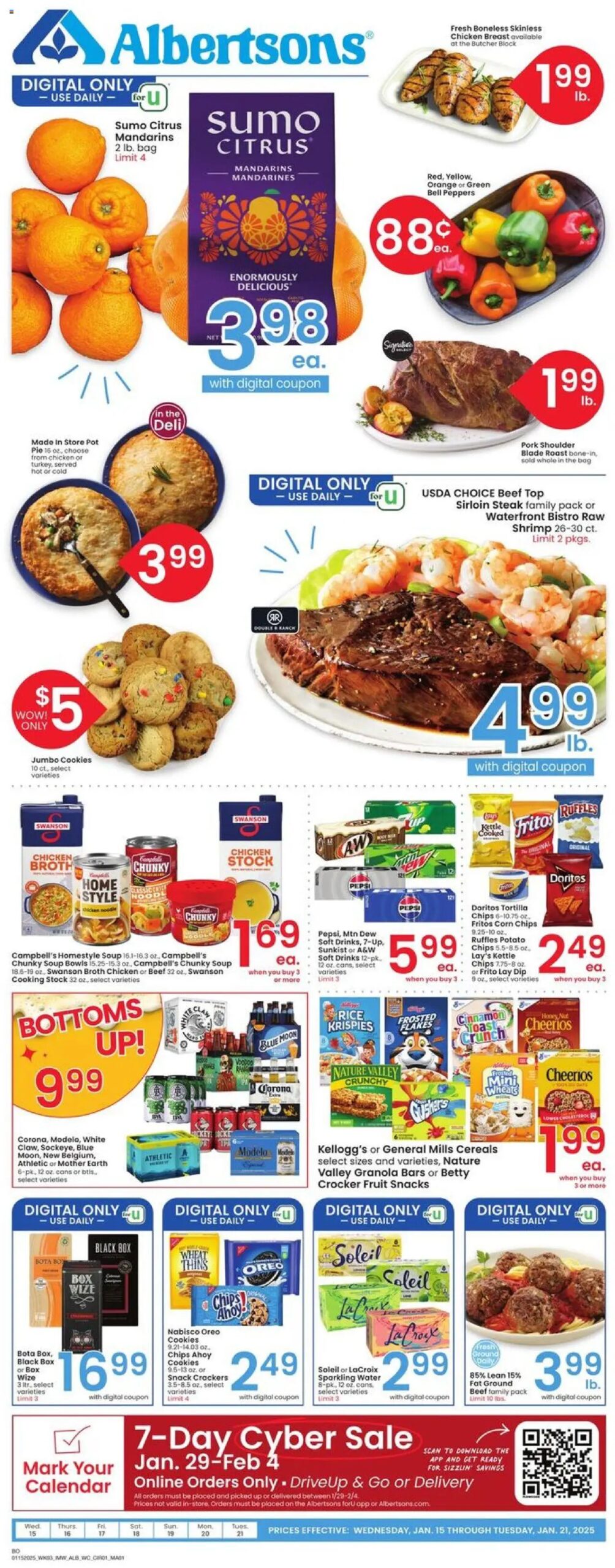 Albertsons Weekly Ad (01/15 - 01/21 2025) - Flyer