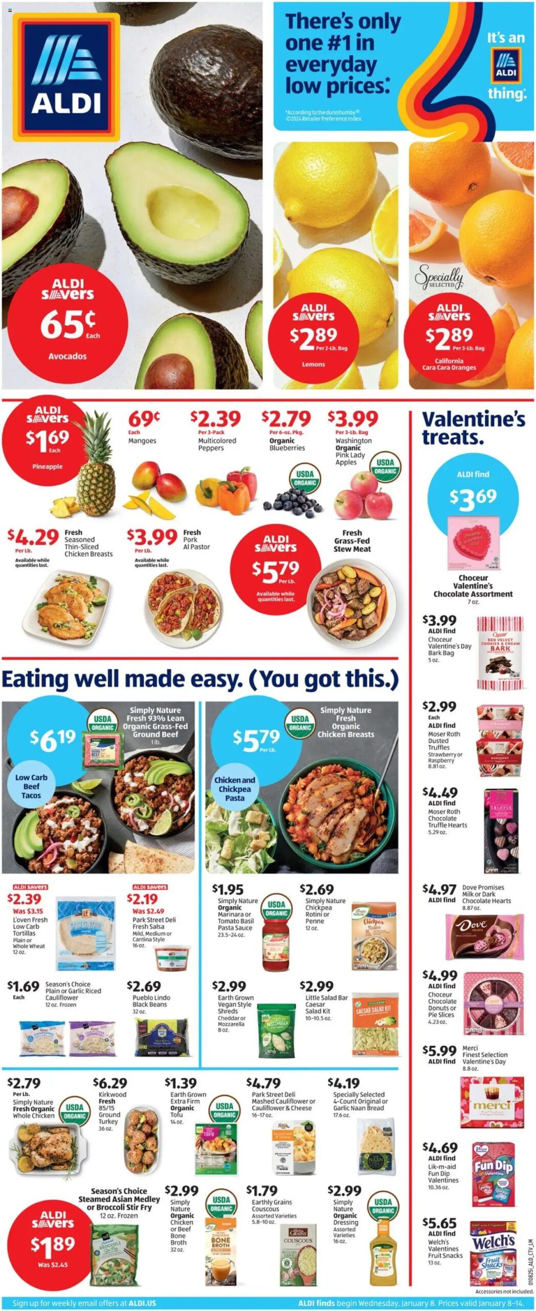 Aldi Weekly Ad (01/08 - 01/14 2025) - Flyer