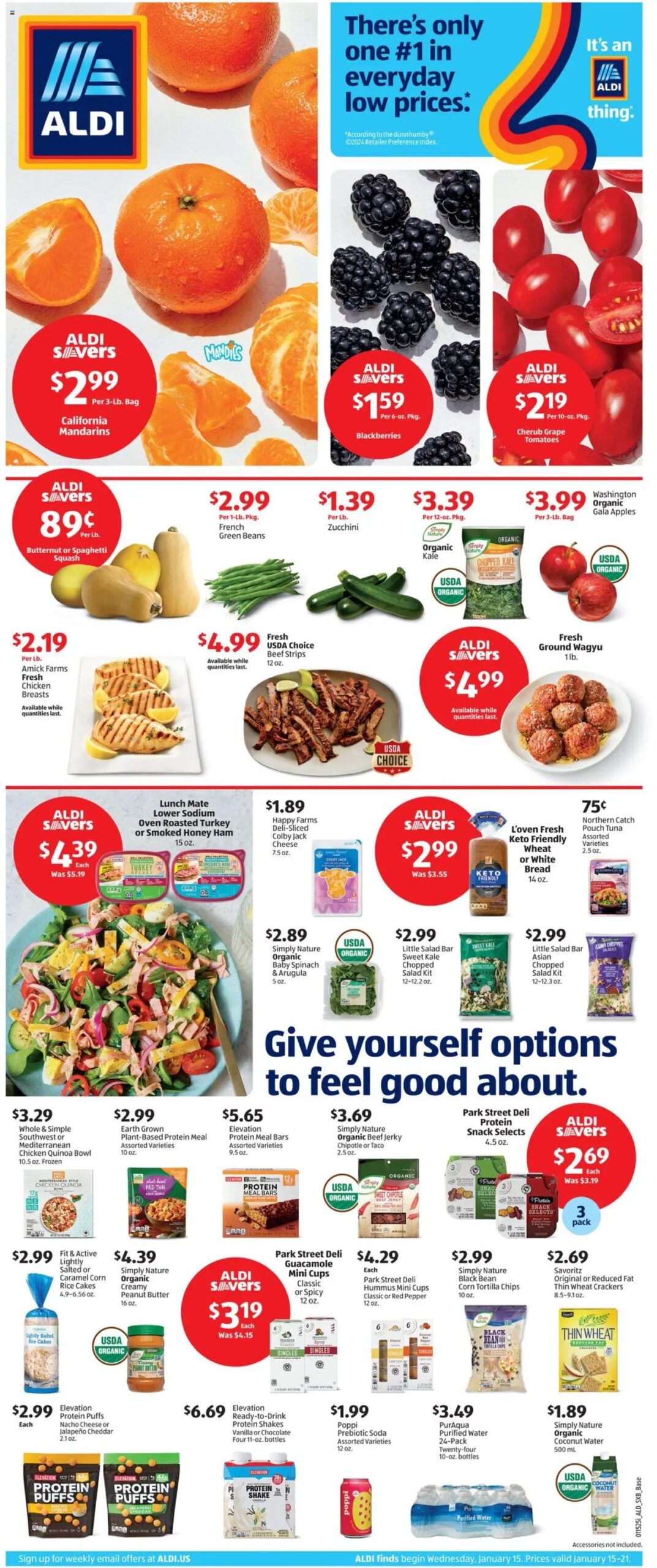 Aldi Weekly Ad (01/15 - 01/21 2025) - Flyer