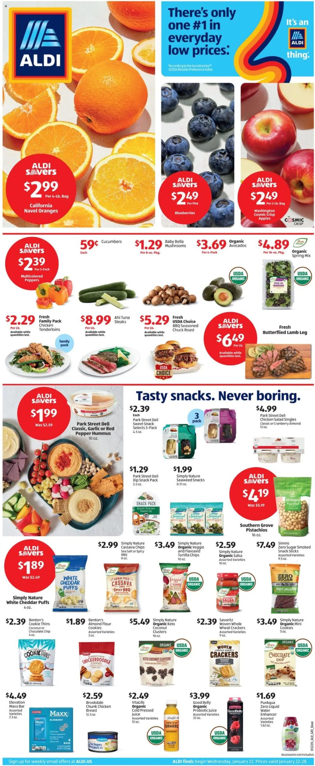 Aldi Weekly Ad - IN (01/22 - 01/28 2025) - Flyer