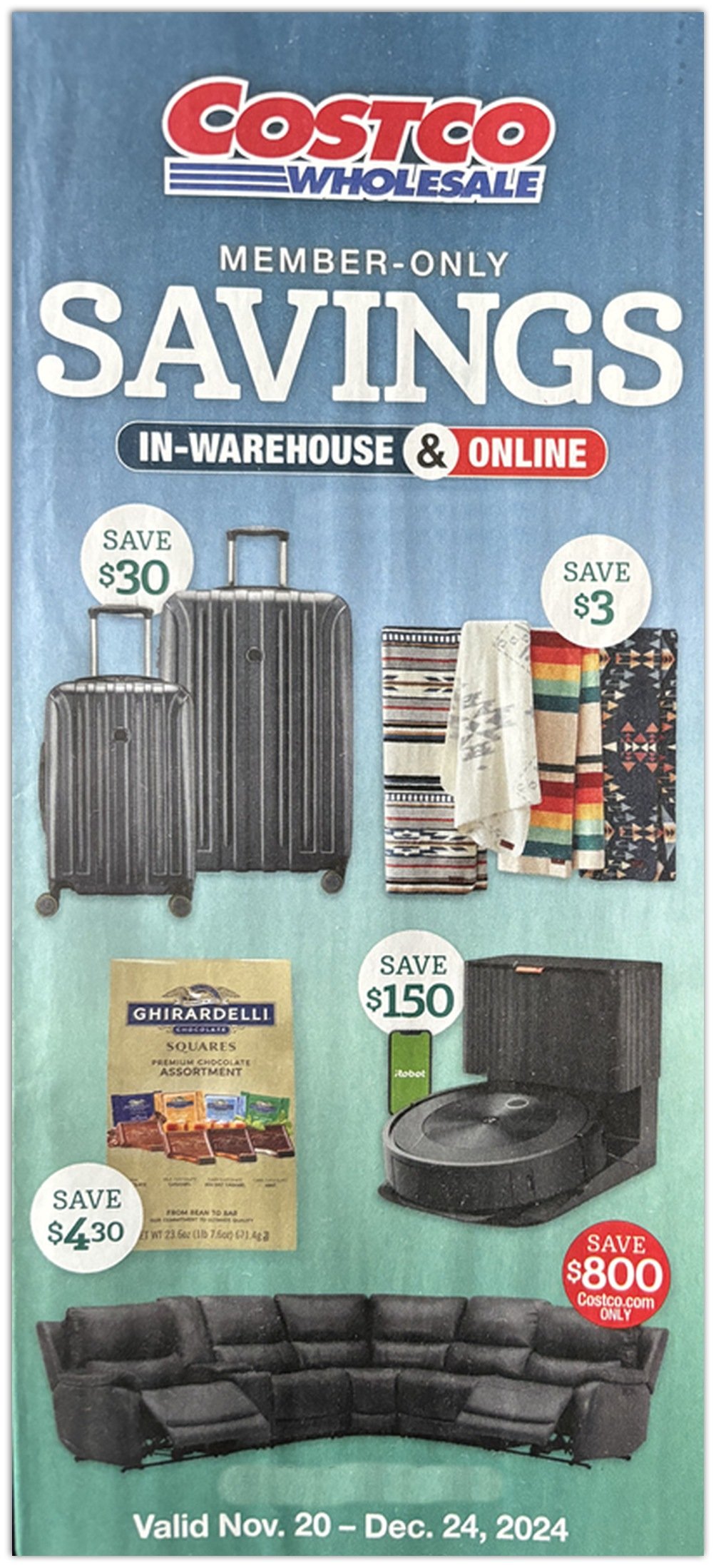 Costco Ad Deals November 20 – December 24, 2024. Costco December Book