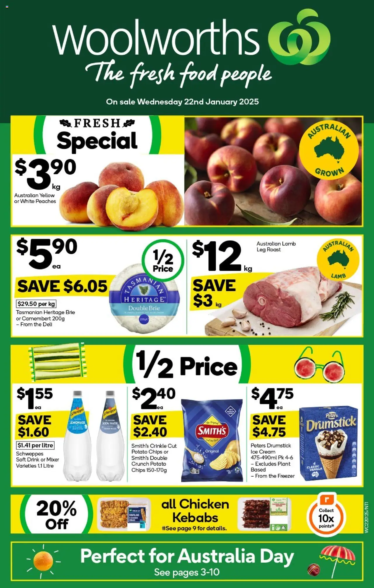 Days remaining: 6Weekly catalogue Woolworths NT 22/0122/01/2025 - 28/01/2025