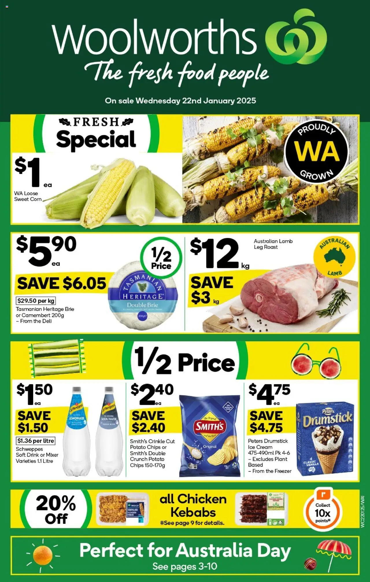 Days remaining: 6Weekly catalogue Woolworths WA 22/0122/01/2025 - 28/01/2025