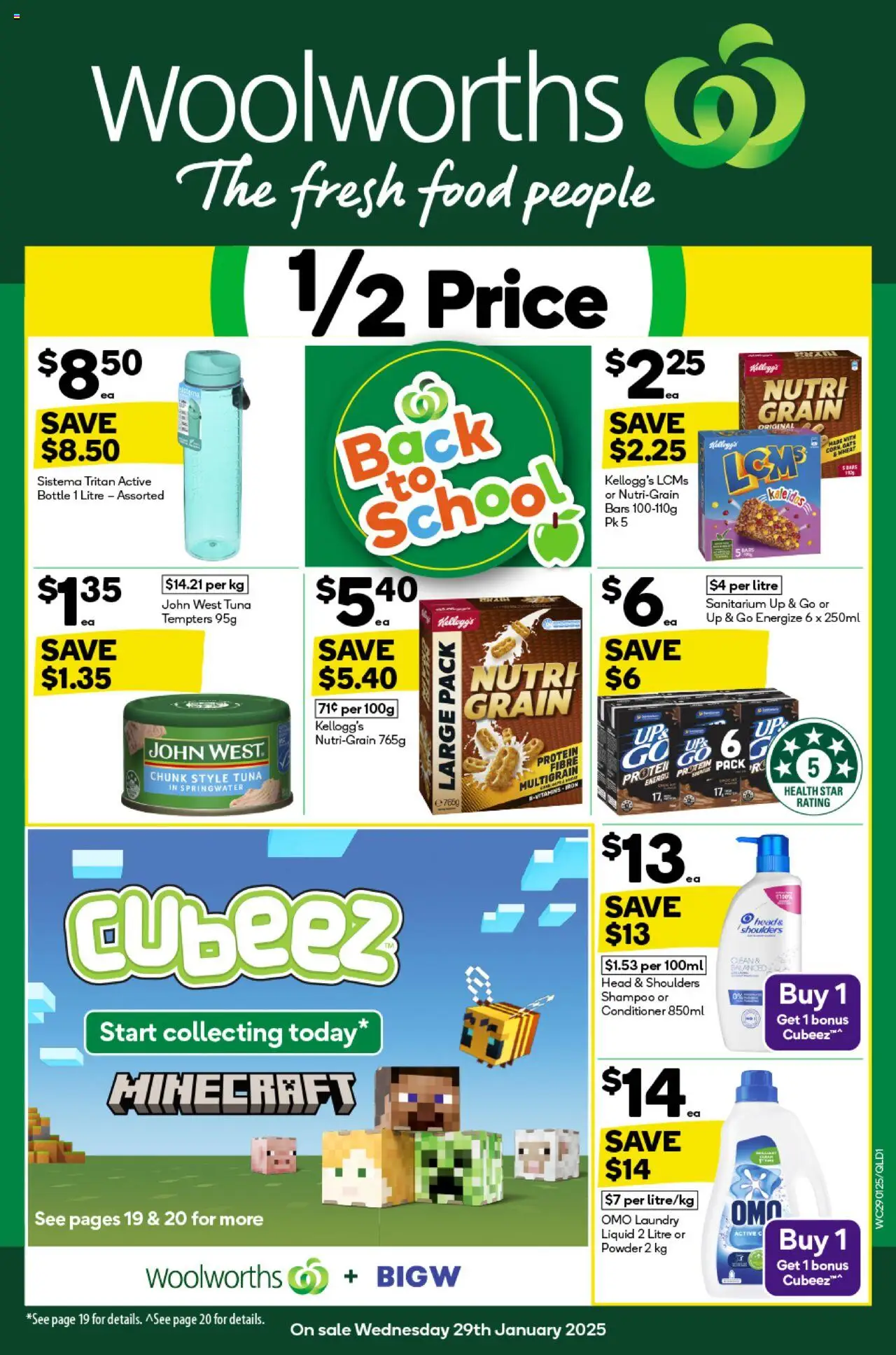 Days remaining: 8Weekly catalogue Woolworths QLD 29/0129/01/2025 - 04/02/2025