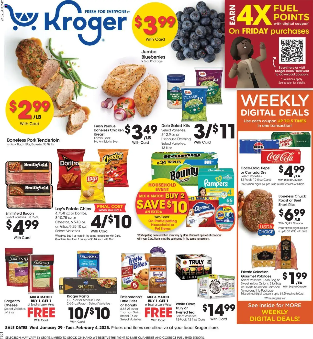 Kroger Weekly Ad (01/29 - 02/04 2025) - Flyer