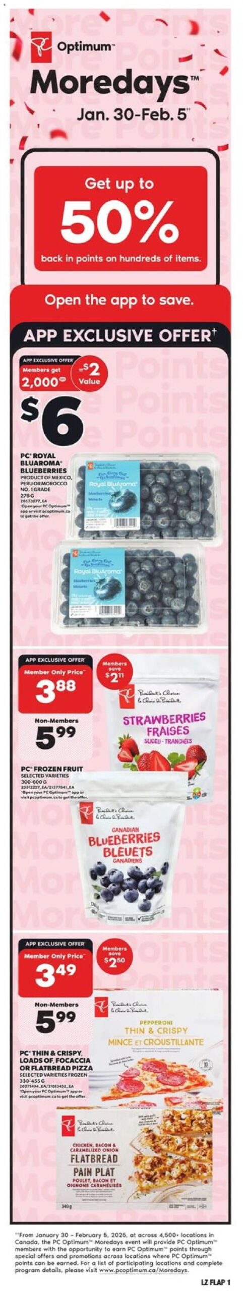 Loblaws weekly flyer / circulaire from Jan 30, 2025 > weekly specials & deals