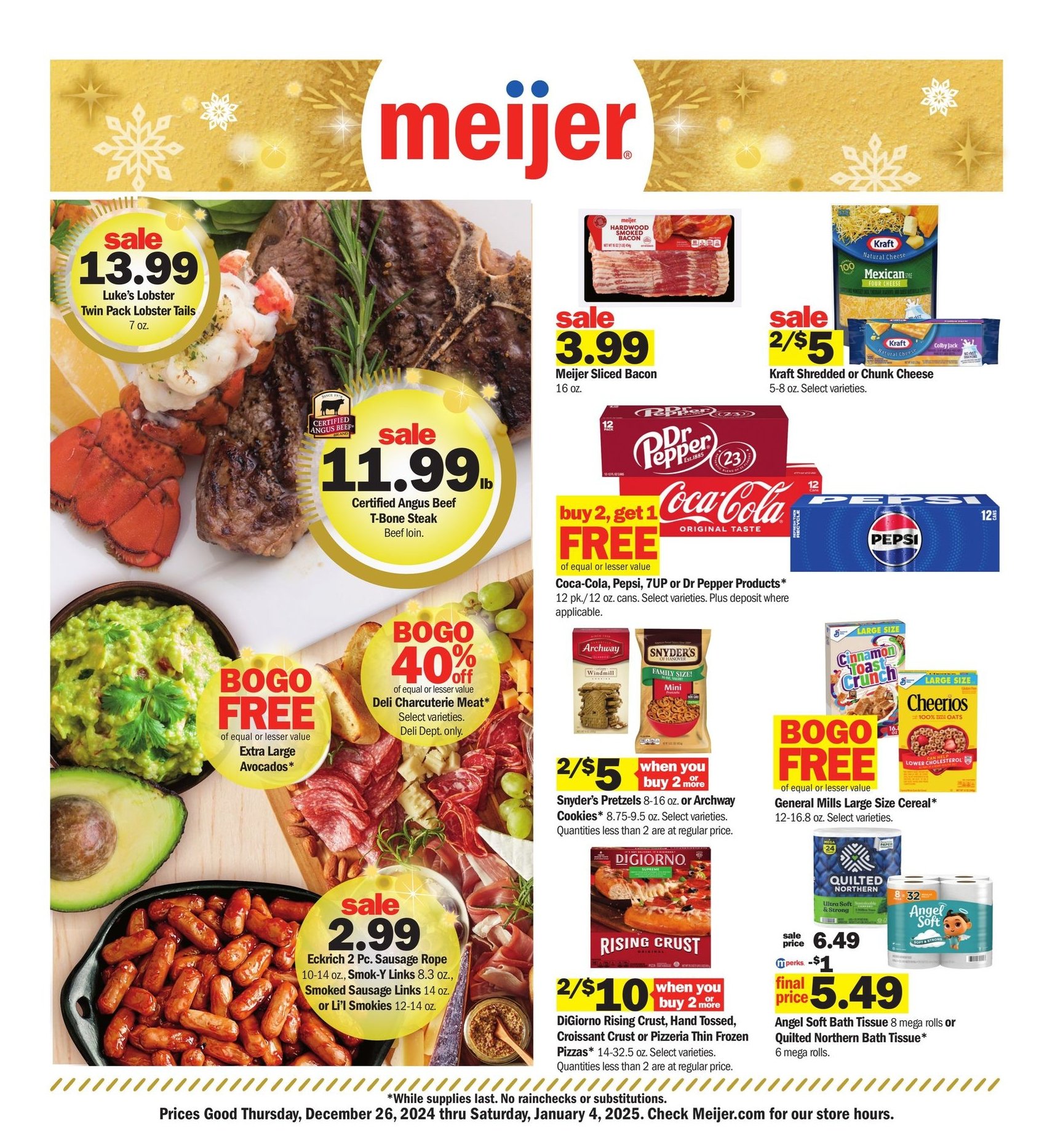 Meijer Ad for this week December 26, 2024 – January 4, 2025