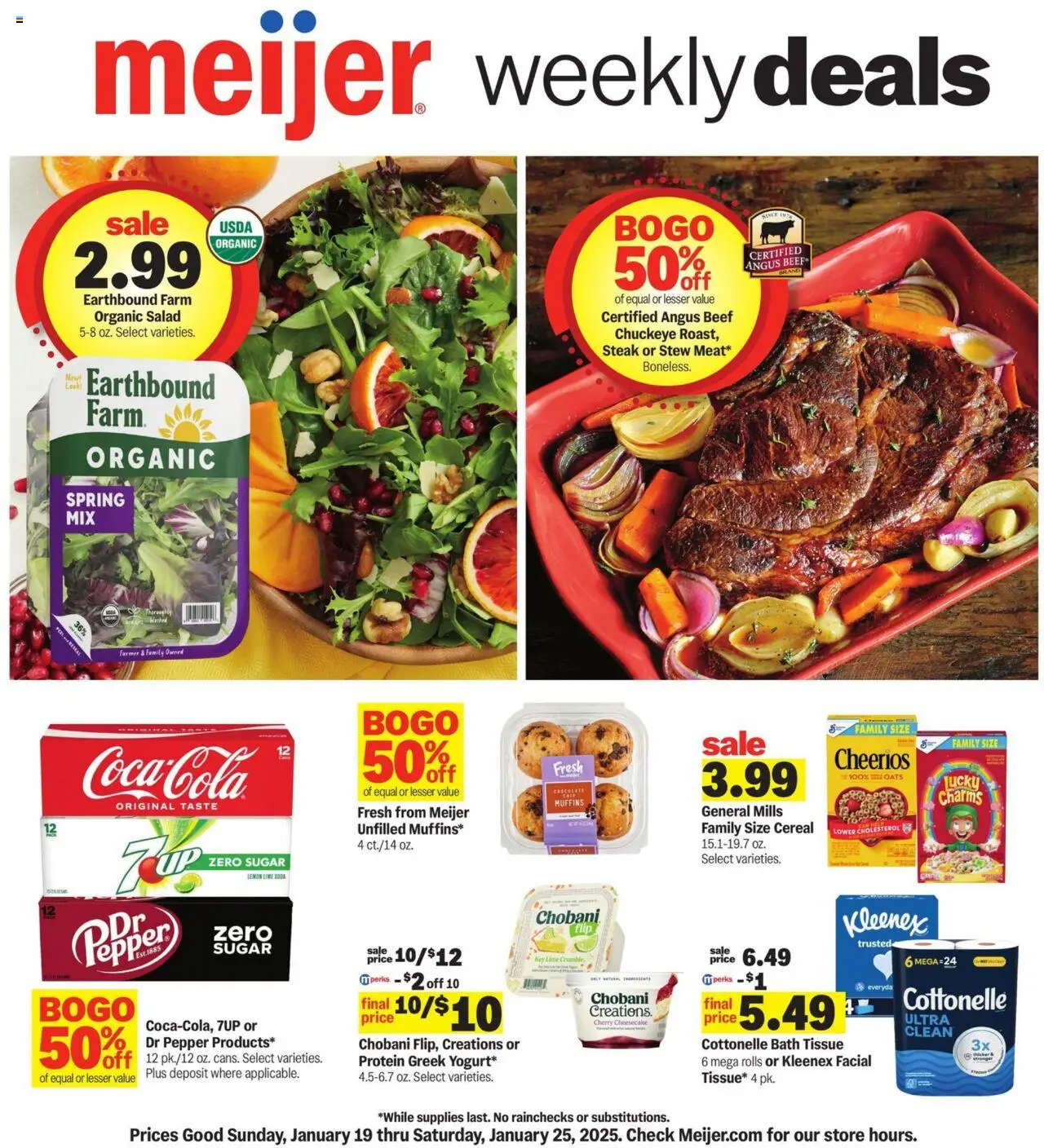 Meijer Weekly Ad (01/19 - 01/25 2025) - Flyer