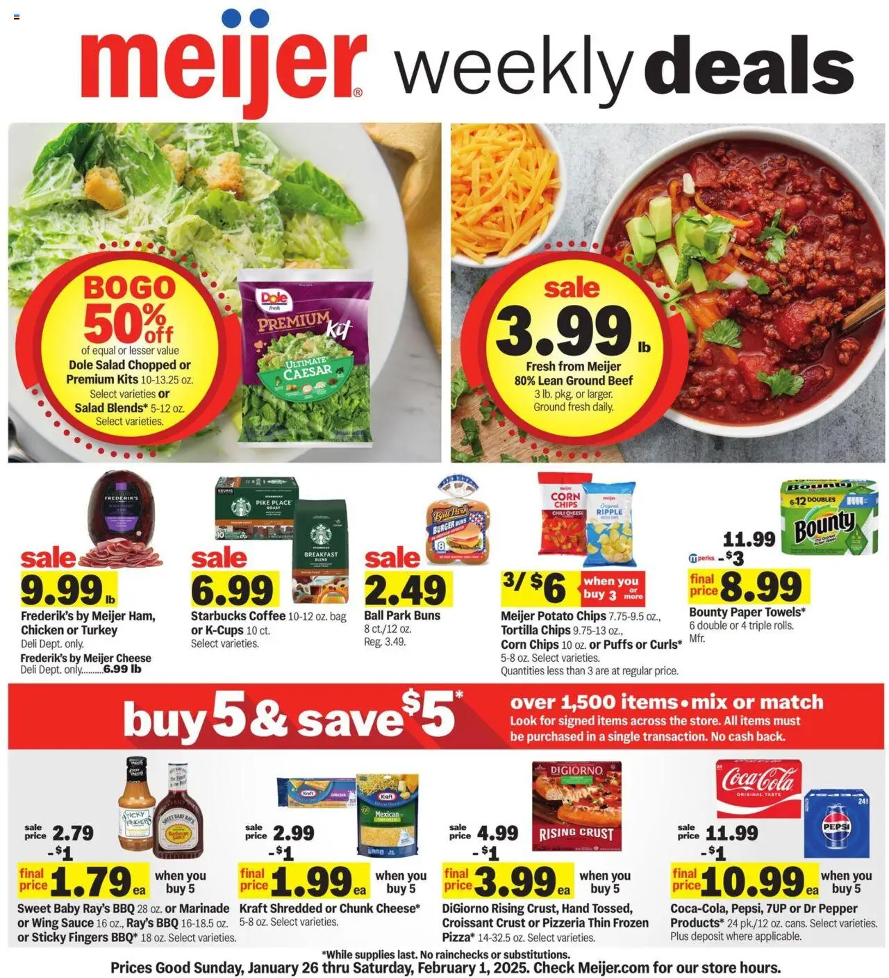 Meijer Weekly Ad (01/26 - 02/01 2025) - Flyer