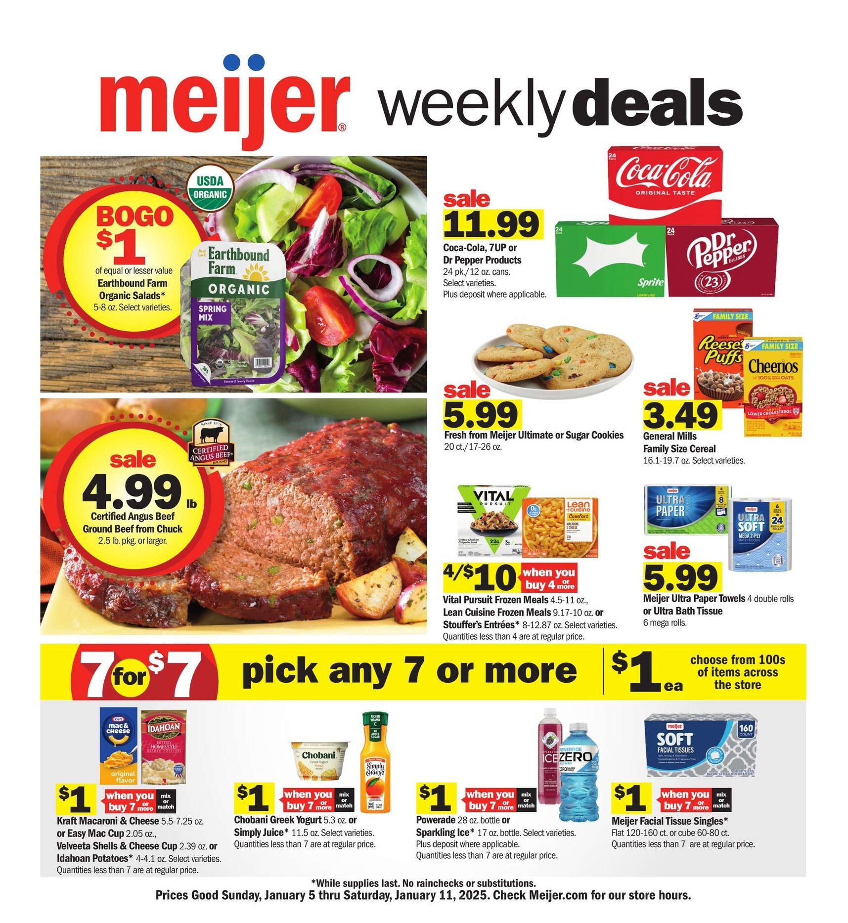 Meijer Weekly Ad preview January 5 – January 11, 2025