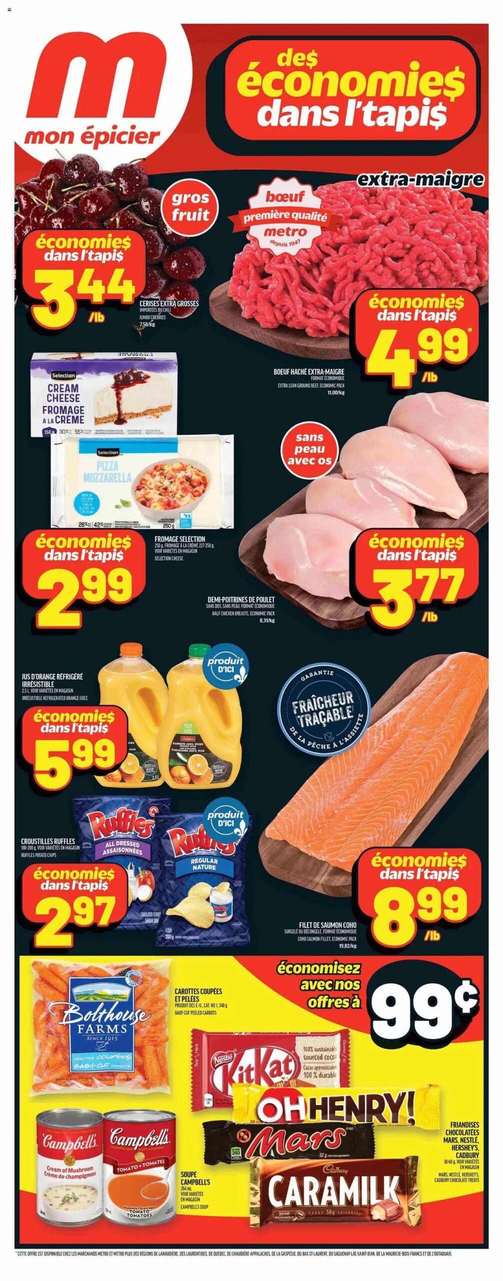 Metro weekly flyer / circulaire from Jan 16, 2025 > weekly specials & deals