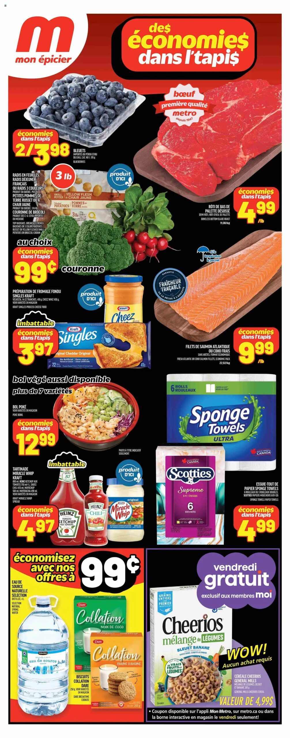 Metro weekly flyer / circulaire from Jan 23, 2025 > weekly specials & deals