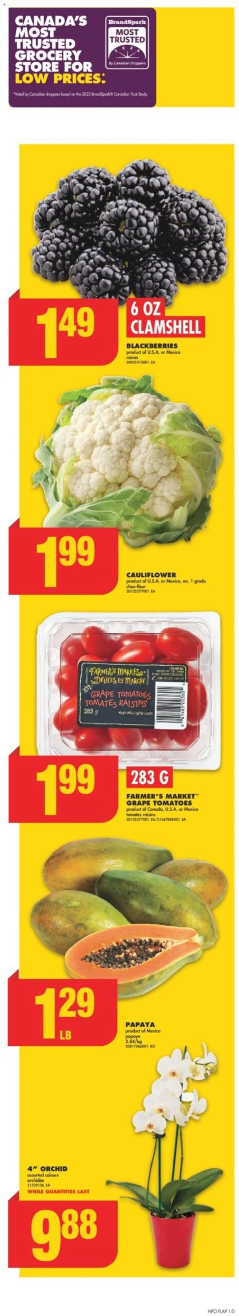 No Frills weekly flyer / circulaire from Jan 16, 2025 > weekly specials & deals