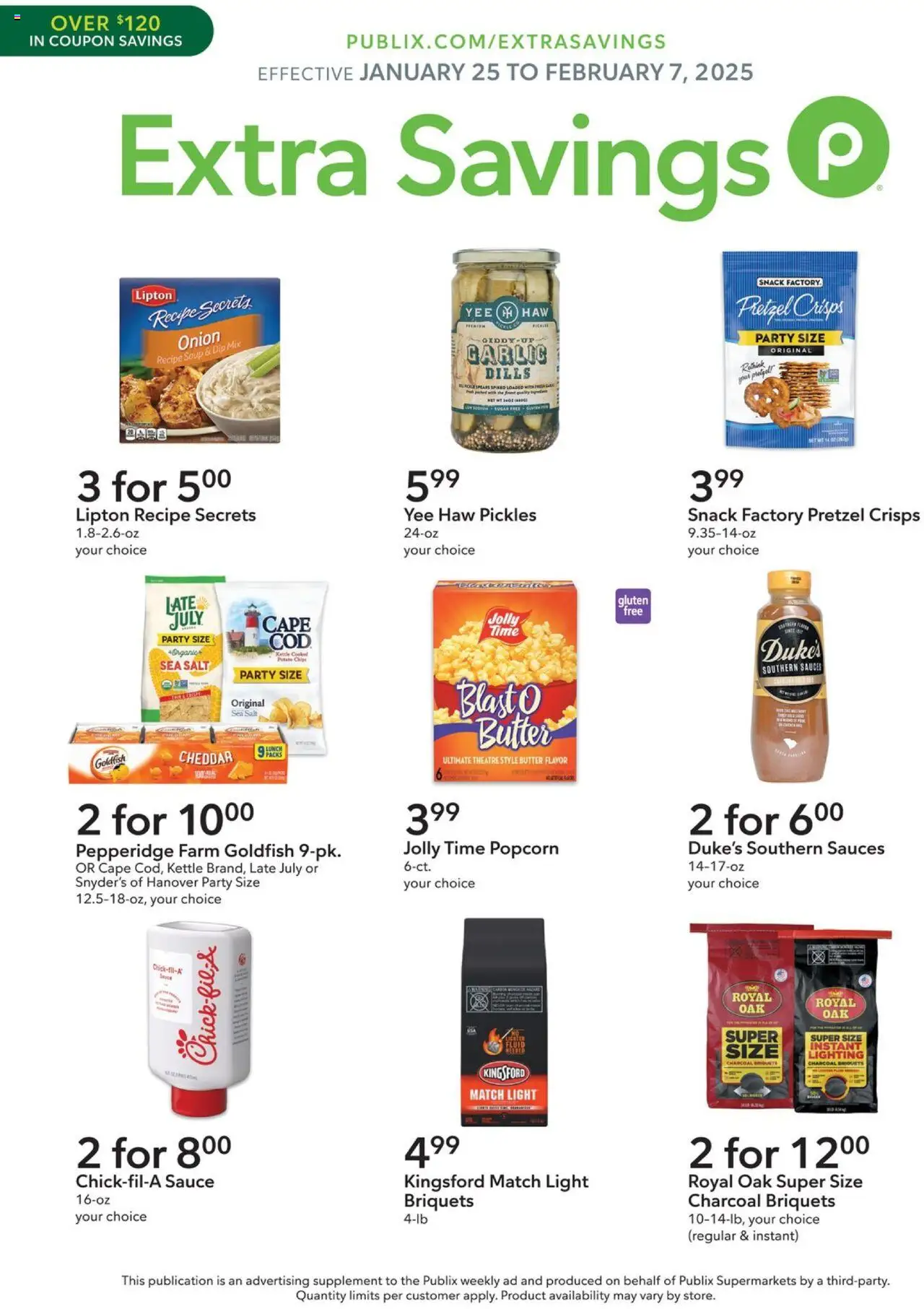 Publix Extra Savings (01/25 - 02/07 2025) - Flyer